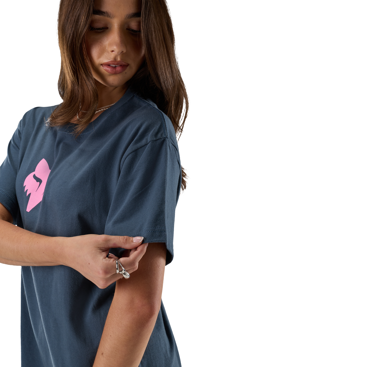 TS57 OVERSIZED SS TEE - CARBON