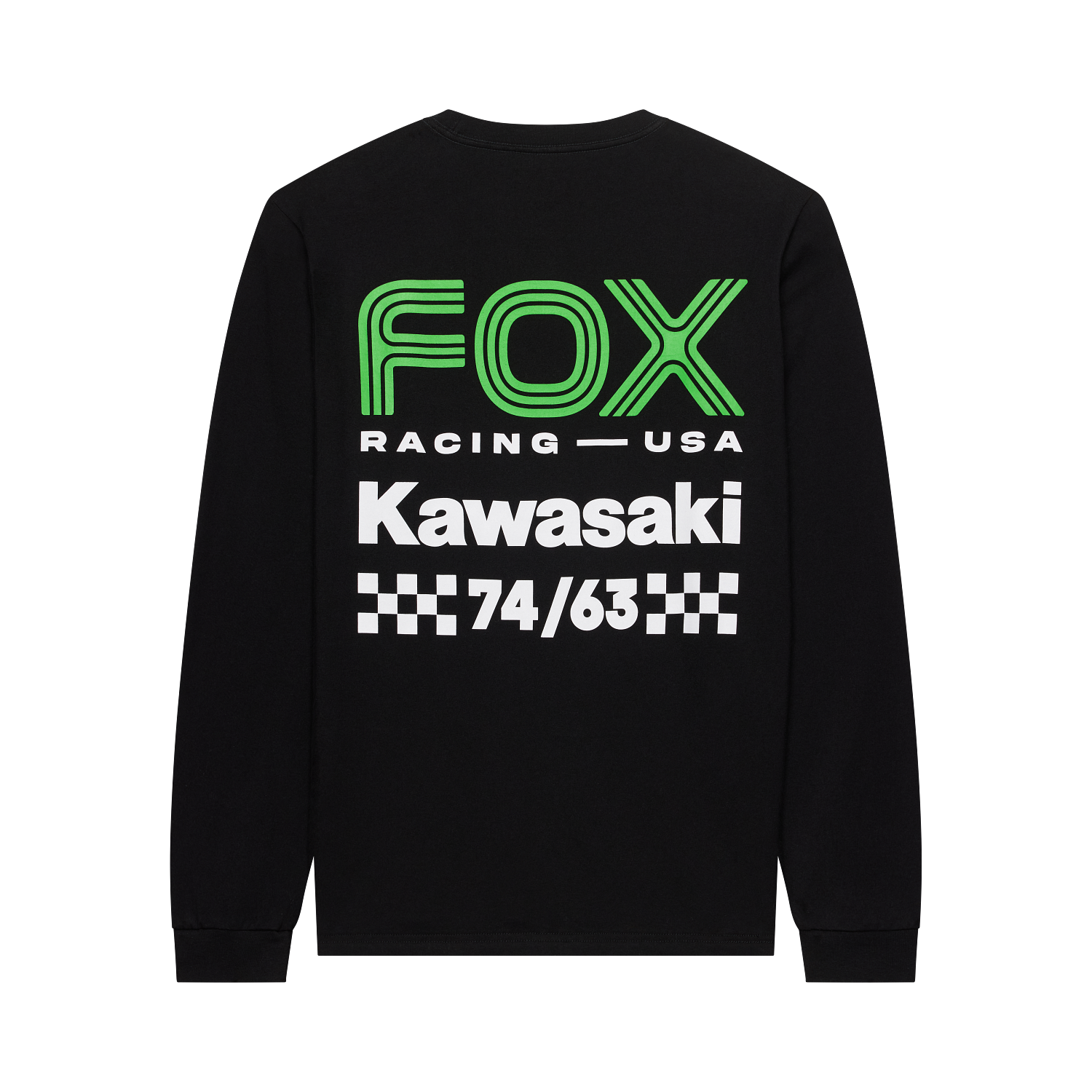 KAWI 195 ORIGINAL LS TEE - BLACK
