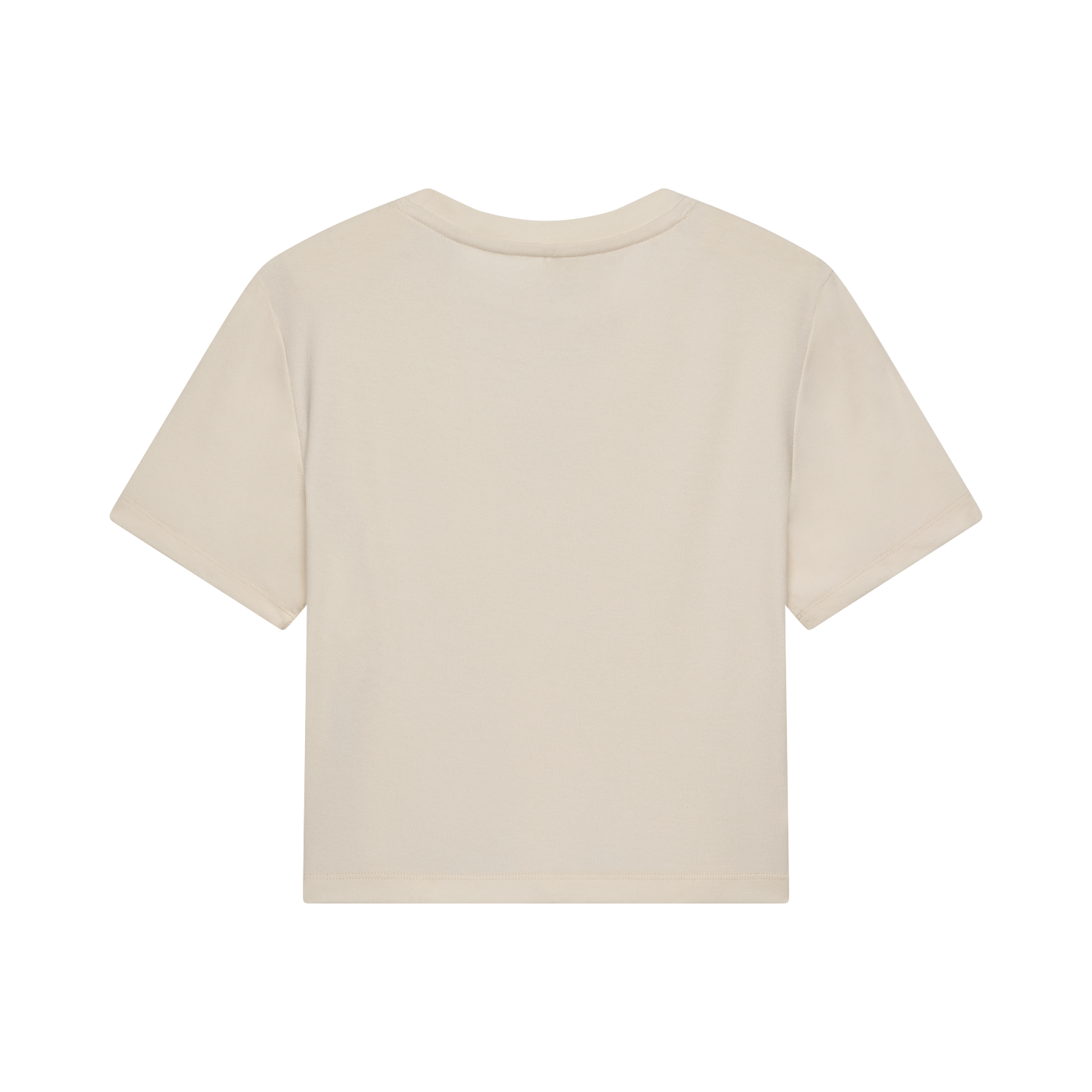W FOX HEAD RIB  BABY TEE - OFF WHITE