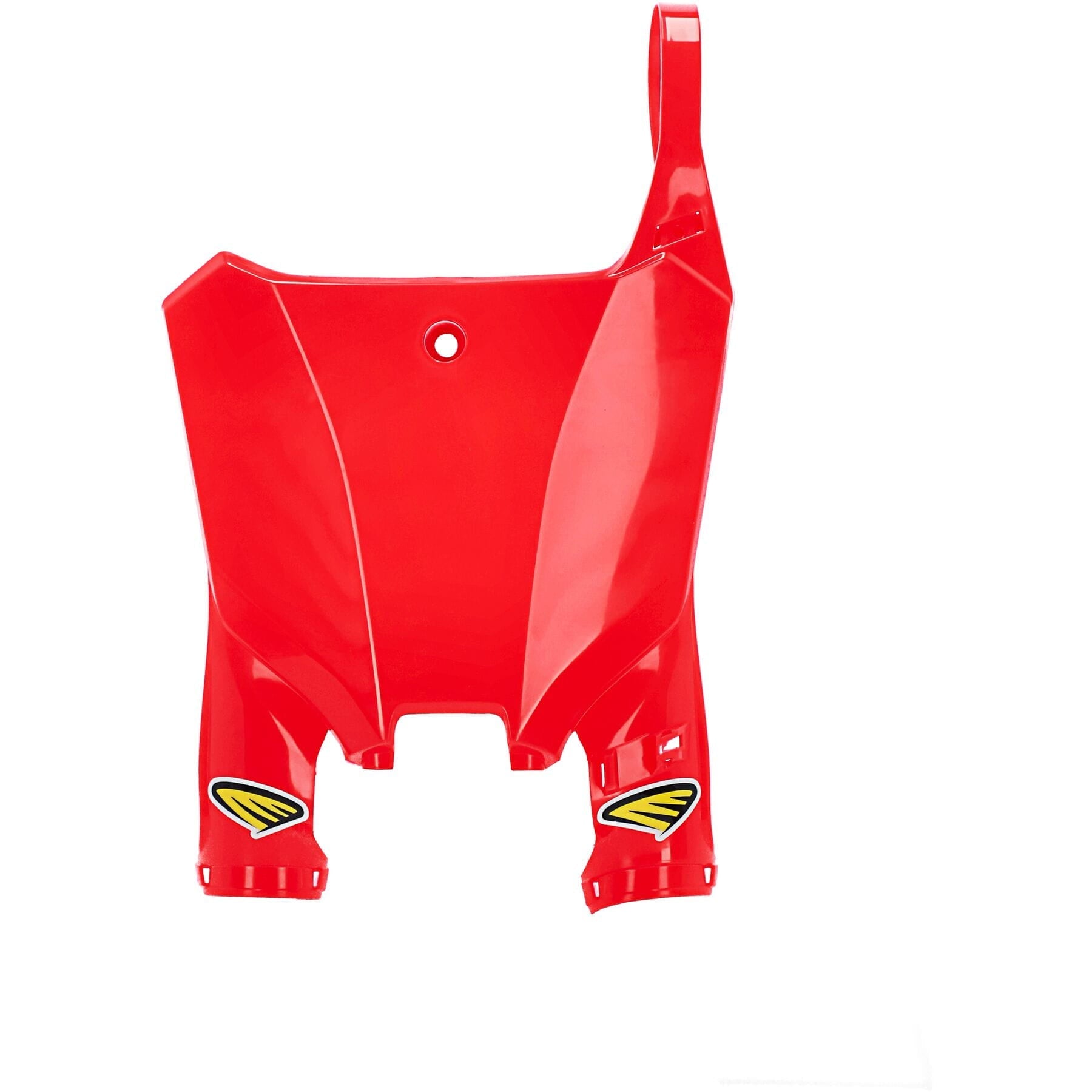 Stadium Front Plate for Honda 21-23 in Red, showcasing a sleek design and durable material.