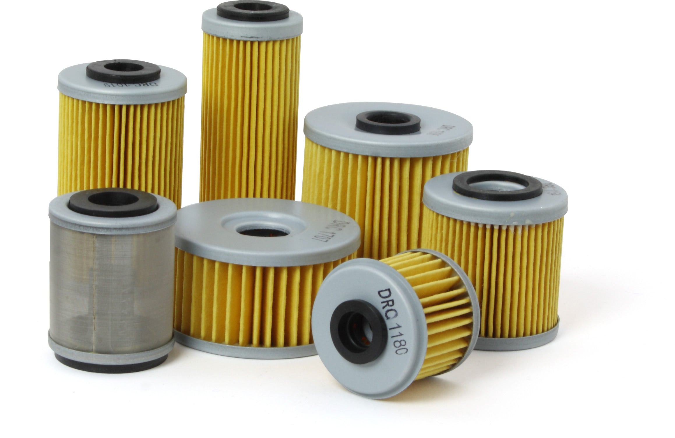 Oil filter for EXC250 03-06 and various models including EXC, MXC, SX400, 450, 520, and 525 from 99-06 by First-Filter.