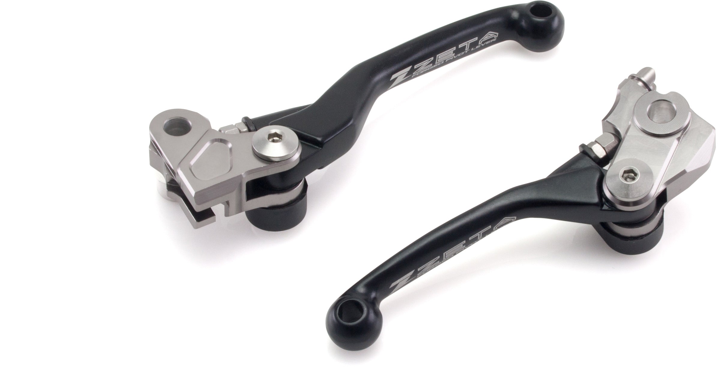Pivot brake/clutch lever set for DRZ400 S/SM in black, designed for enhanced control and performance.
