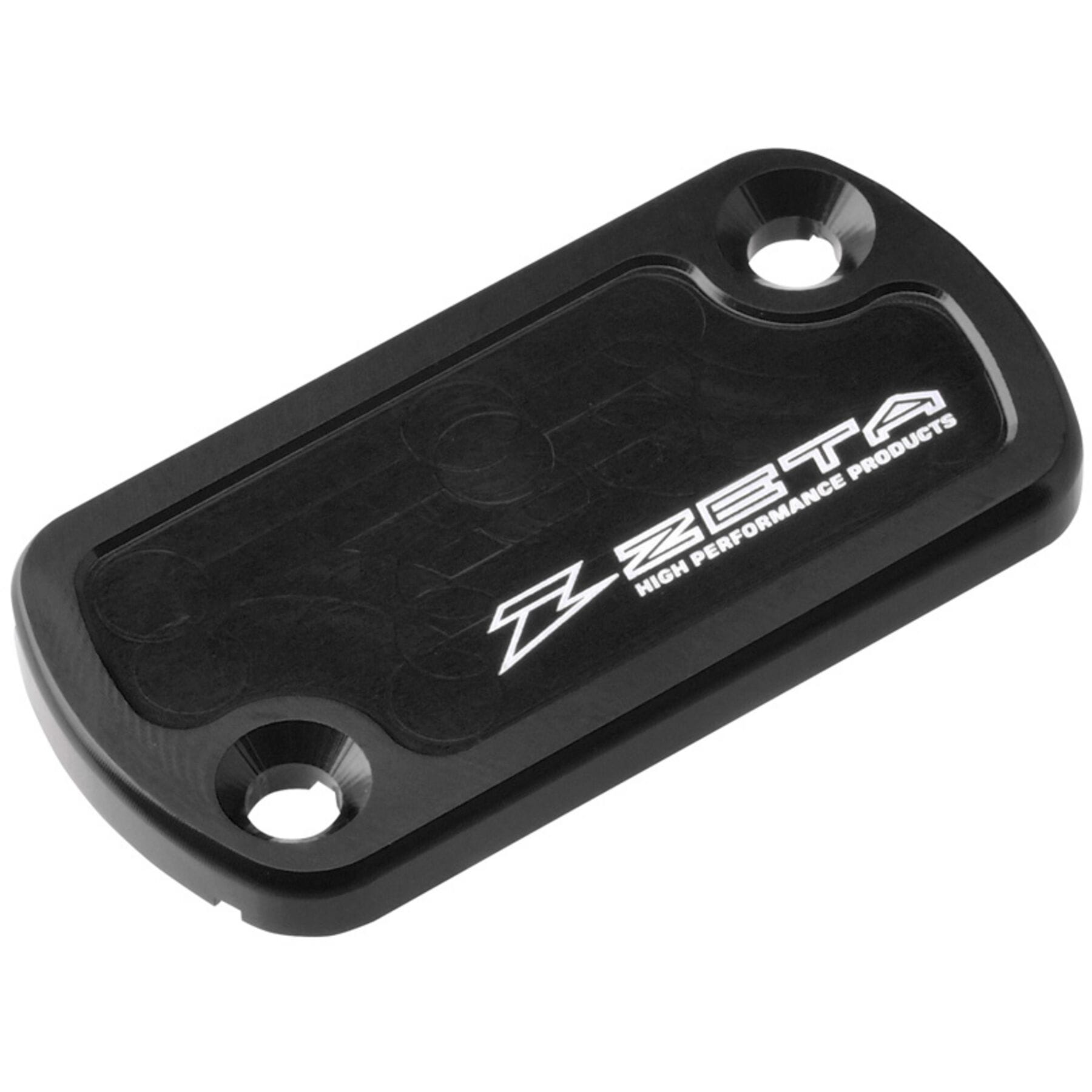 Front brake reservoir cover for CR/CRF and KX450, compatible with CRF250L, showcasing a sleek and durable design.