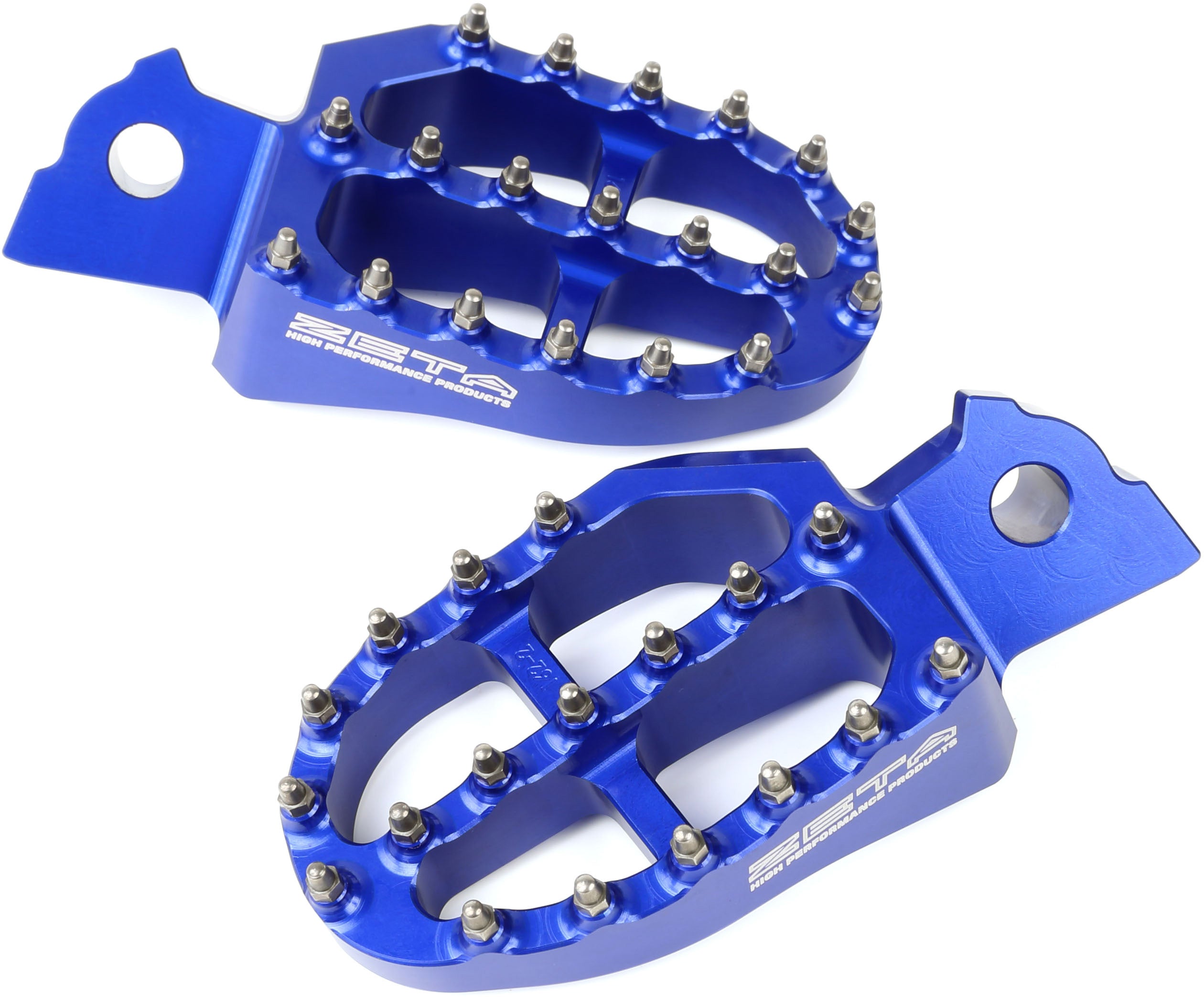 Blue Aluminum Foot Pegs for YZF250/450, WR250/450, YZ65/85, YZ125/250 Motorcycles