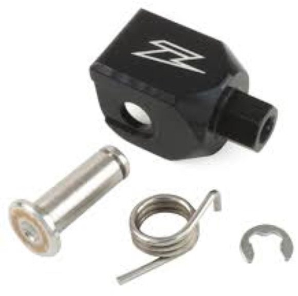 Revolver adjustable shift lever spare tip straight in black color