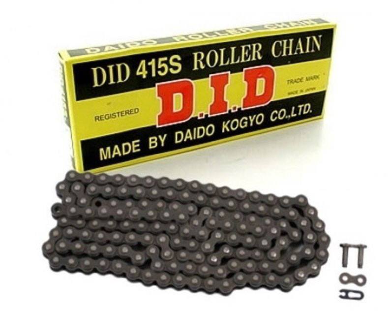 Black chain with 110 links, showcasing a sturdy design suitable for various applications.