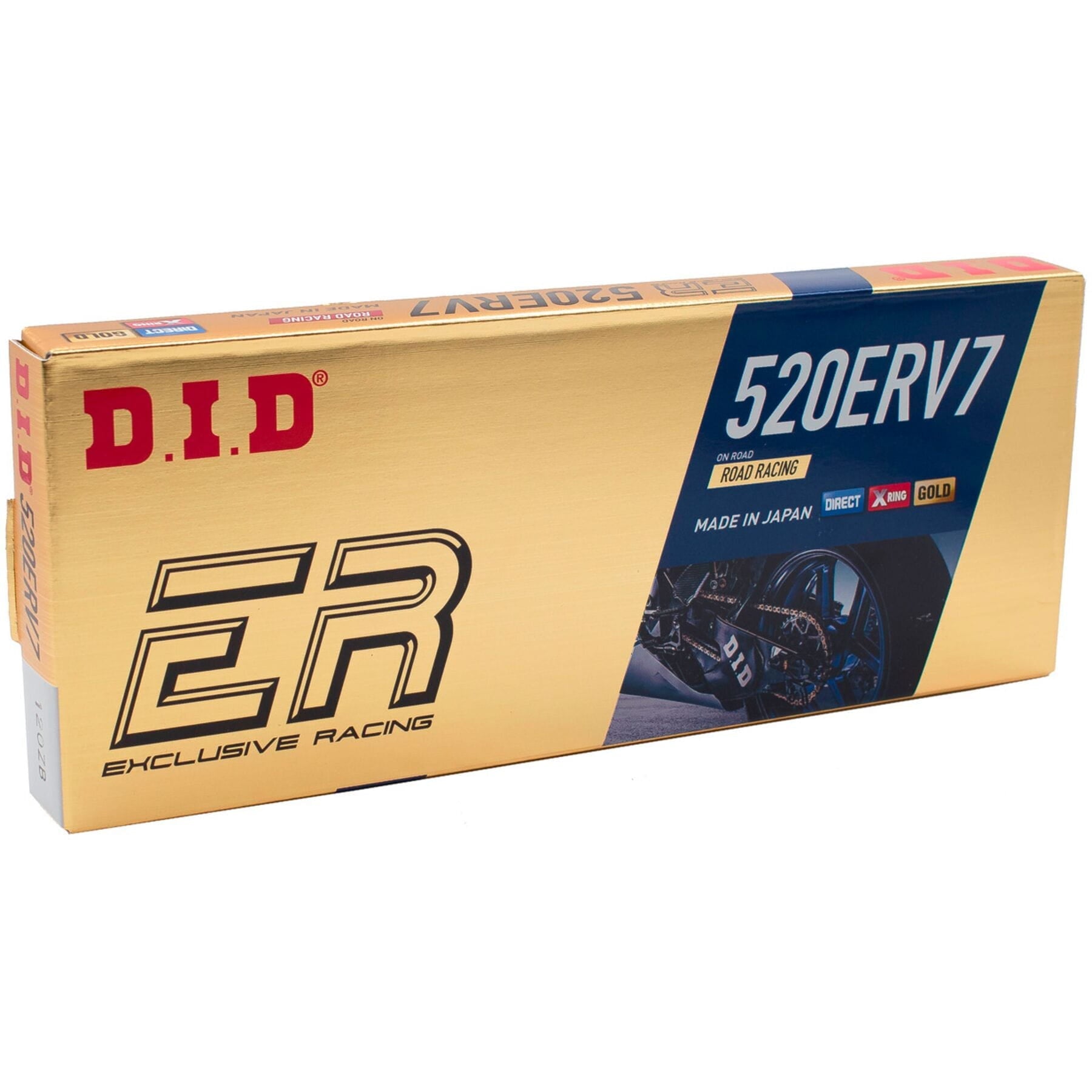 520 ERV7 Gold Chain featuring 120 intricate links, showcasing a lustrous finish and elegant design suitable for any occasion.