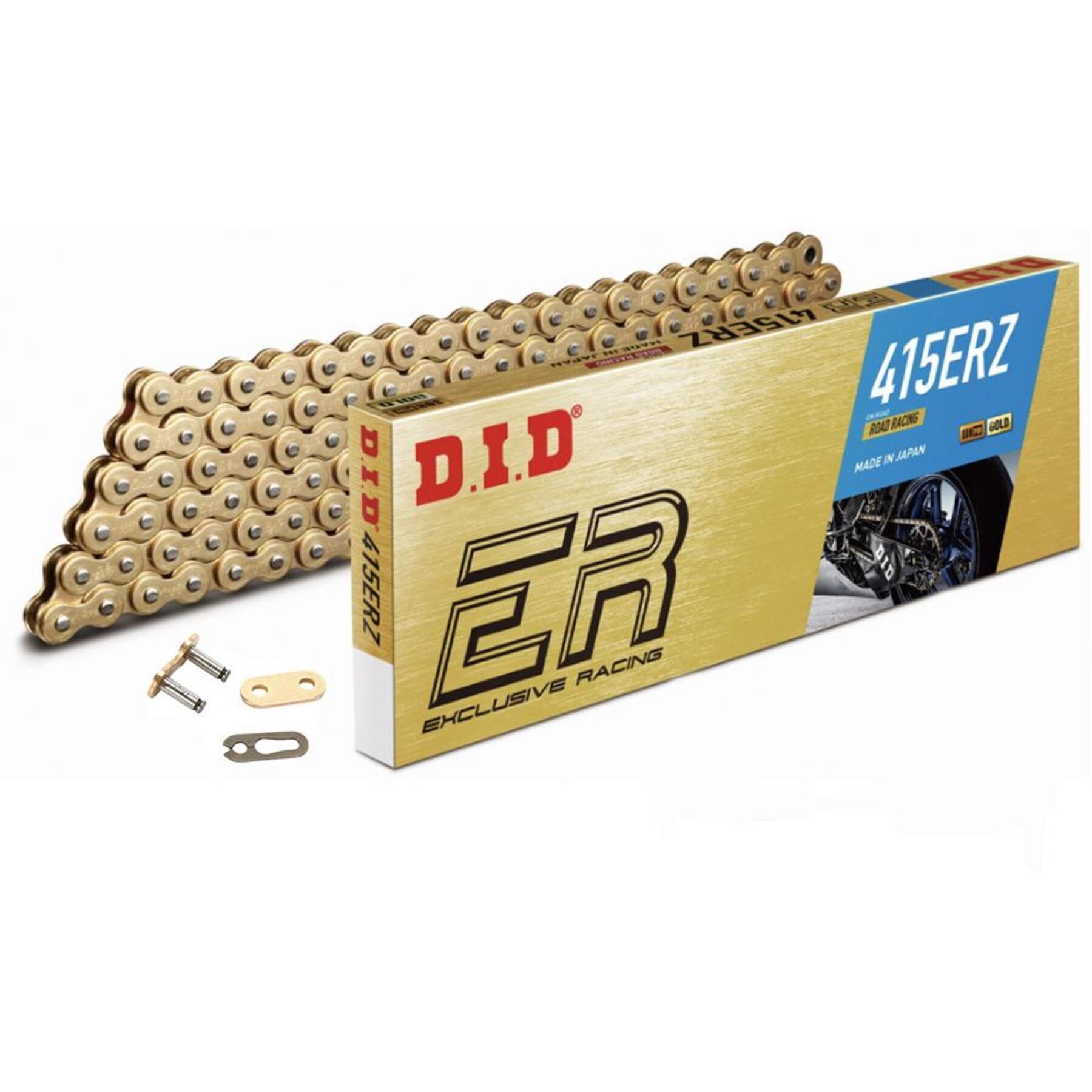 A stylish 415 ERZ gold chain featuring 120 links, showcasing a lustrous shine and durable design, perfect for everyday wear or special occasions.