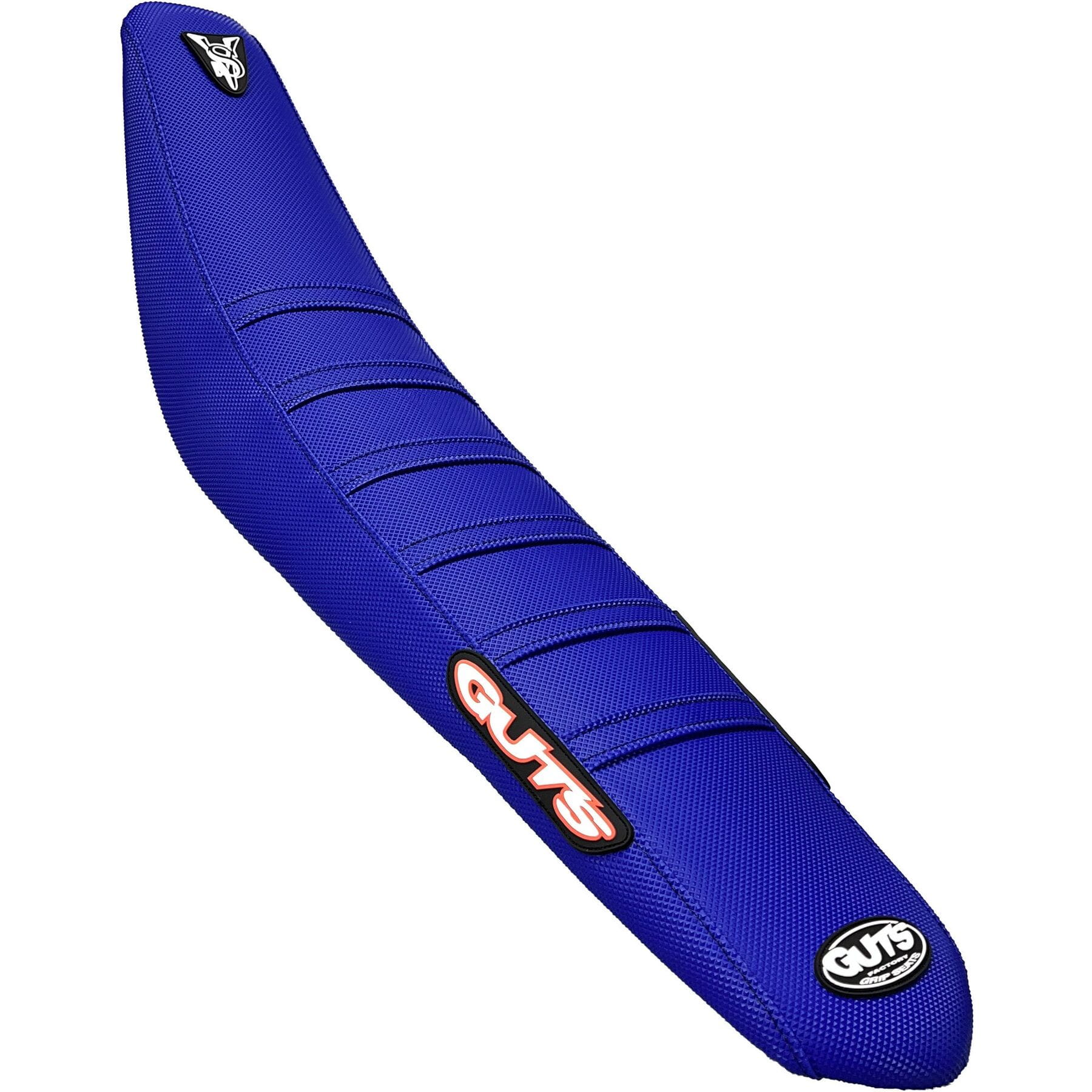 Ribbed Velcro Cover in blue for Yamaha YZ125 and YZ250 models from 2022 to 2024, featuring distinctive blue ribs.