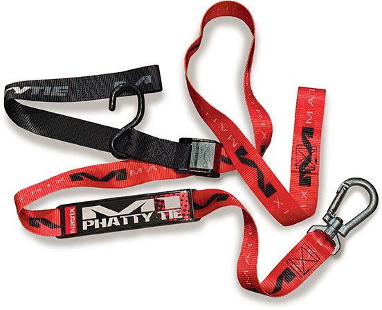 M1 1.5 Phatty Tiedowns Ratcheting Straps in Red