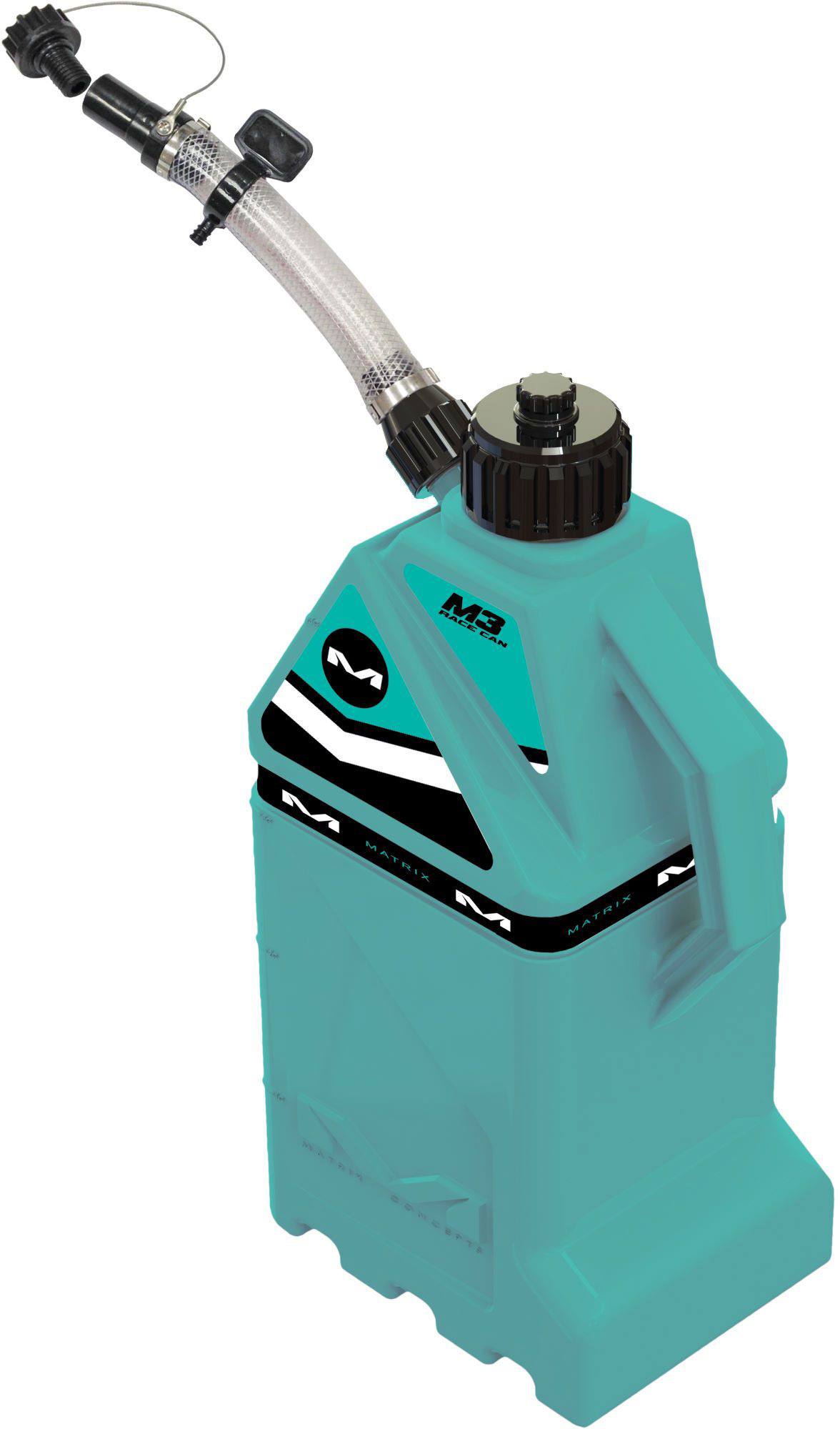 M3 Utility Can in Aqua Color with Durable Handle