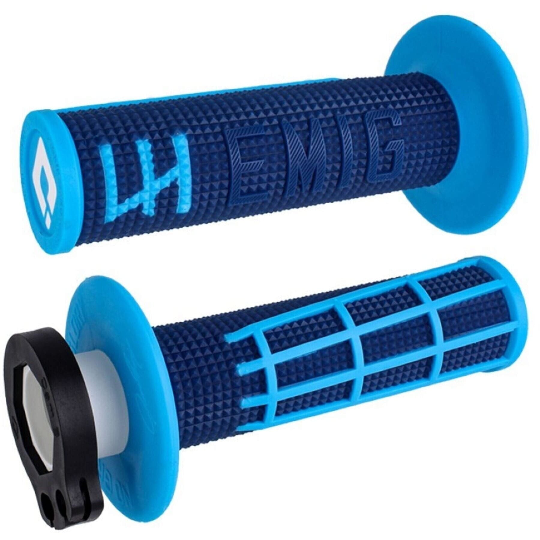 EMIG 2.0 Lock On Grip in Navy and Cyan Color