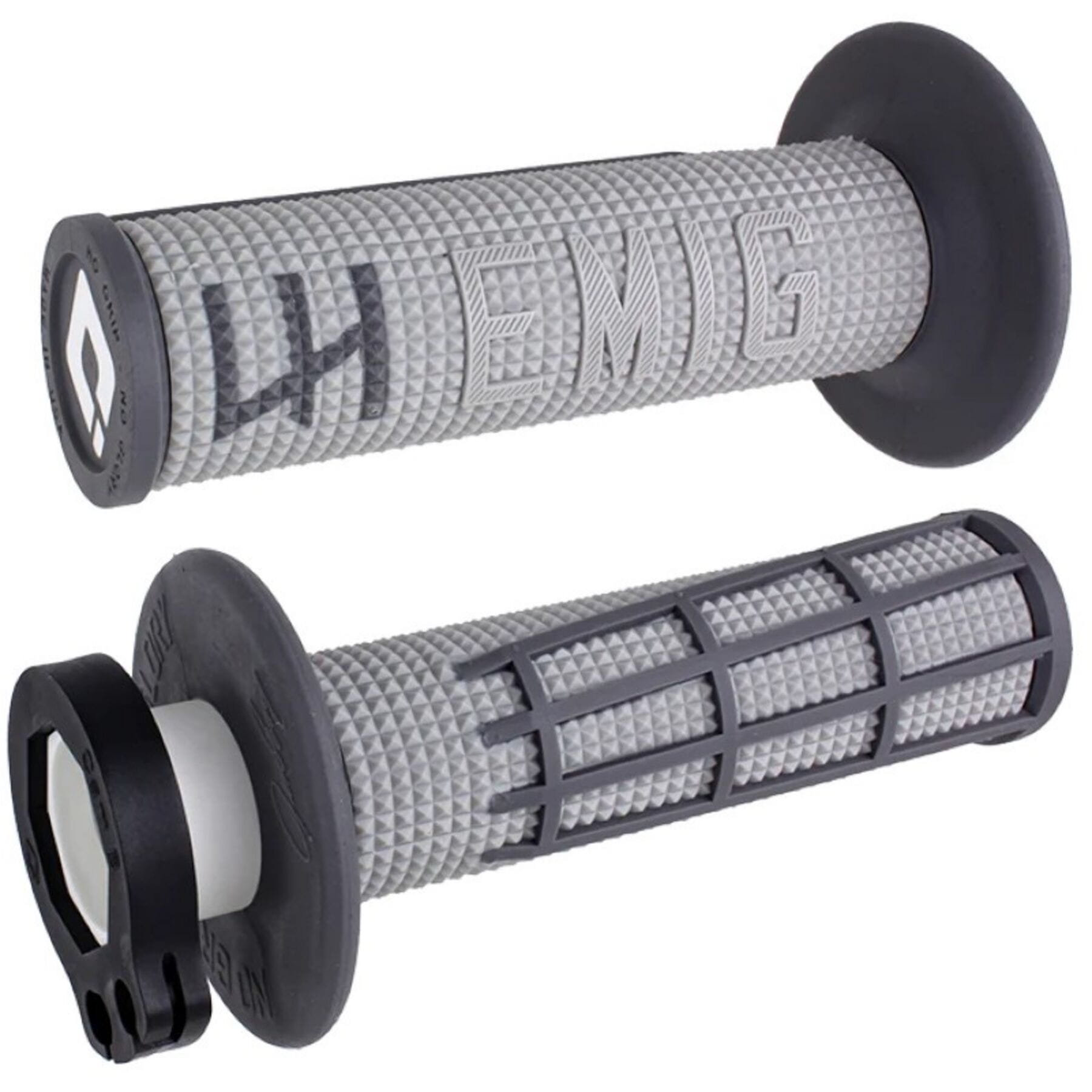 EMIG 2.0 Lock On Grip for bikes in Grey and Graphite colors