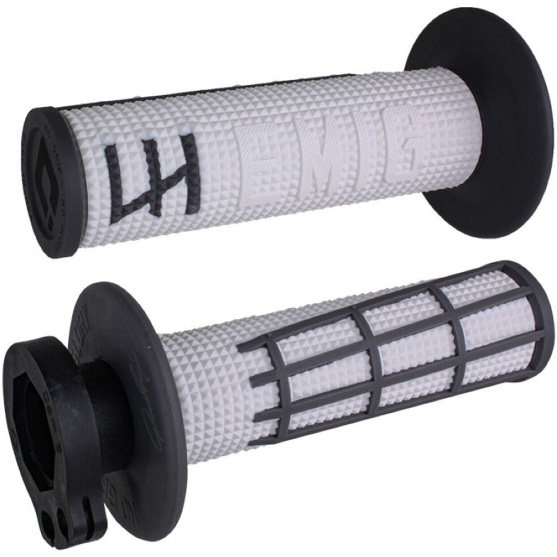 EMIG 2.0 Lock On Grip in White and Graphite color combination