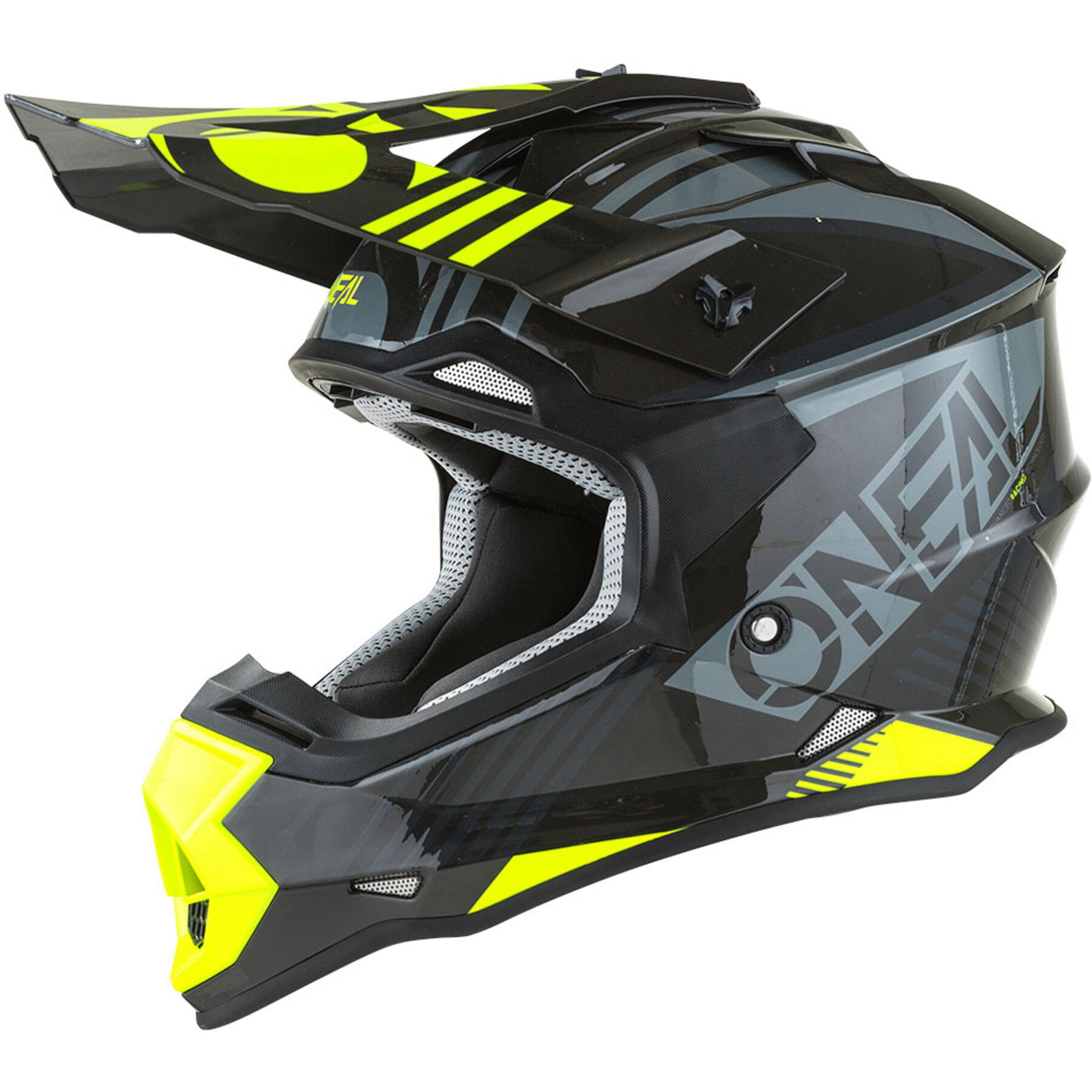 2SRS Helmet Rush V.22 Gray/Neon Yellow