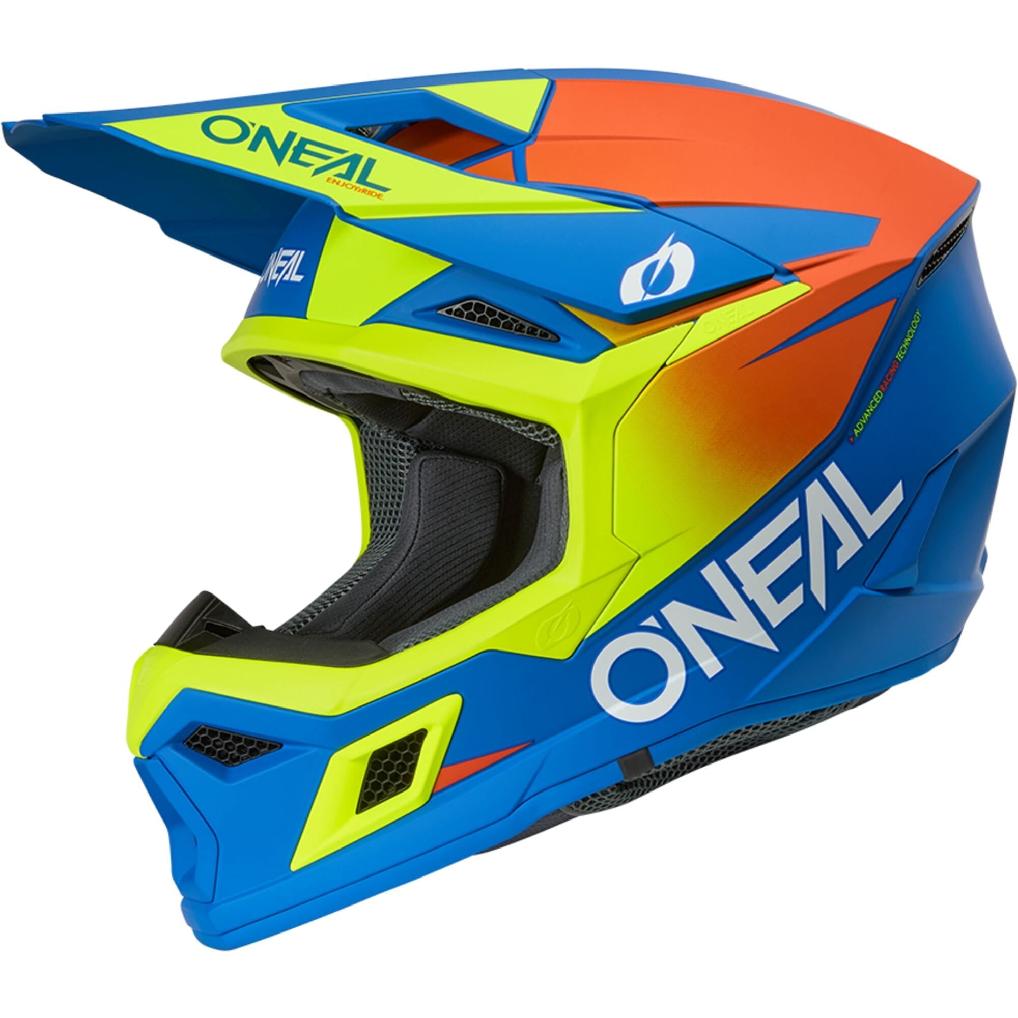3SRS Helmet SOLID - Blue/Neon