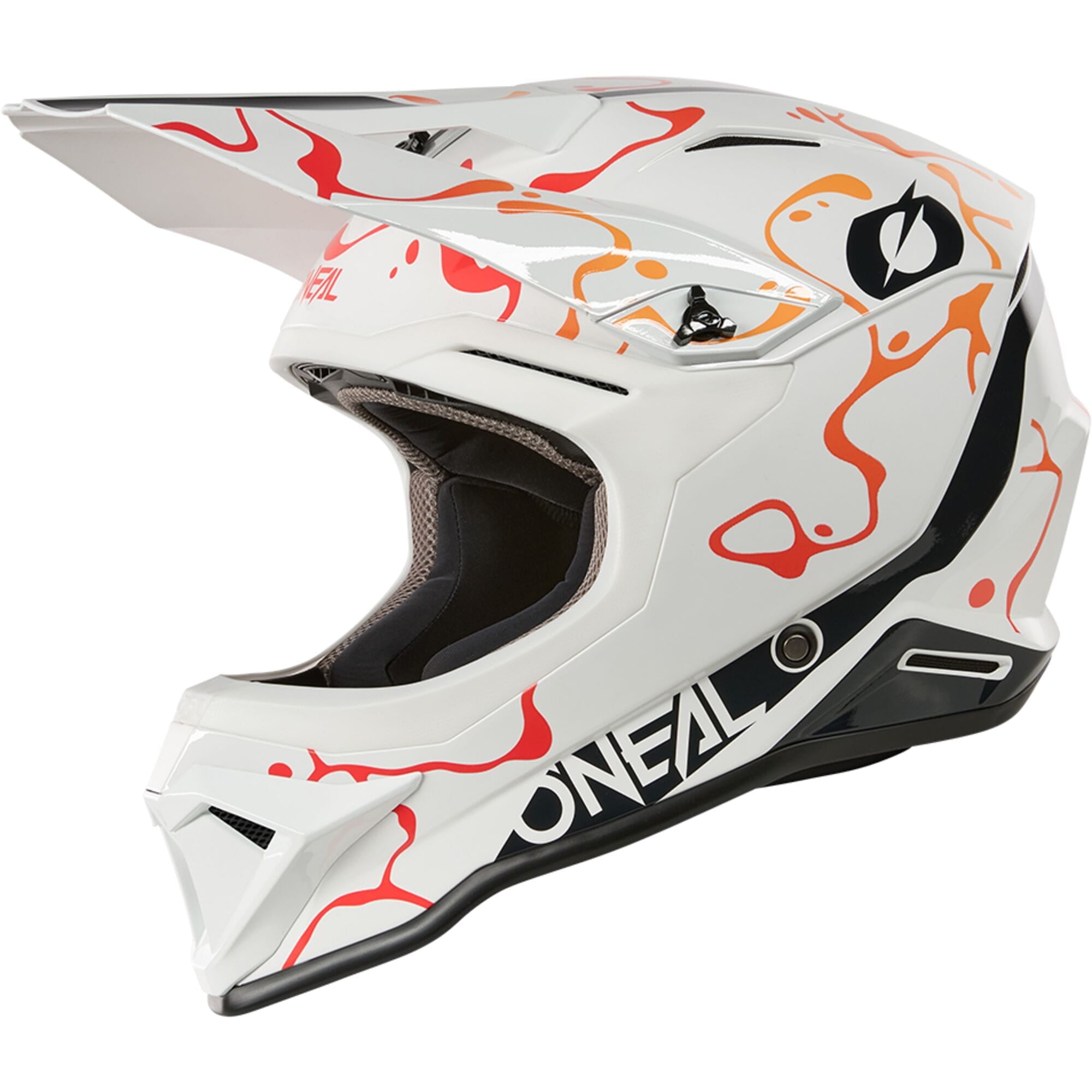 1SRS Helmet SPLASH - White/Orange