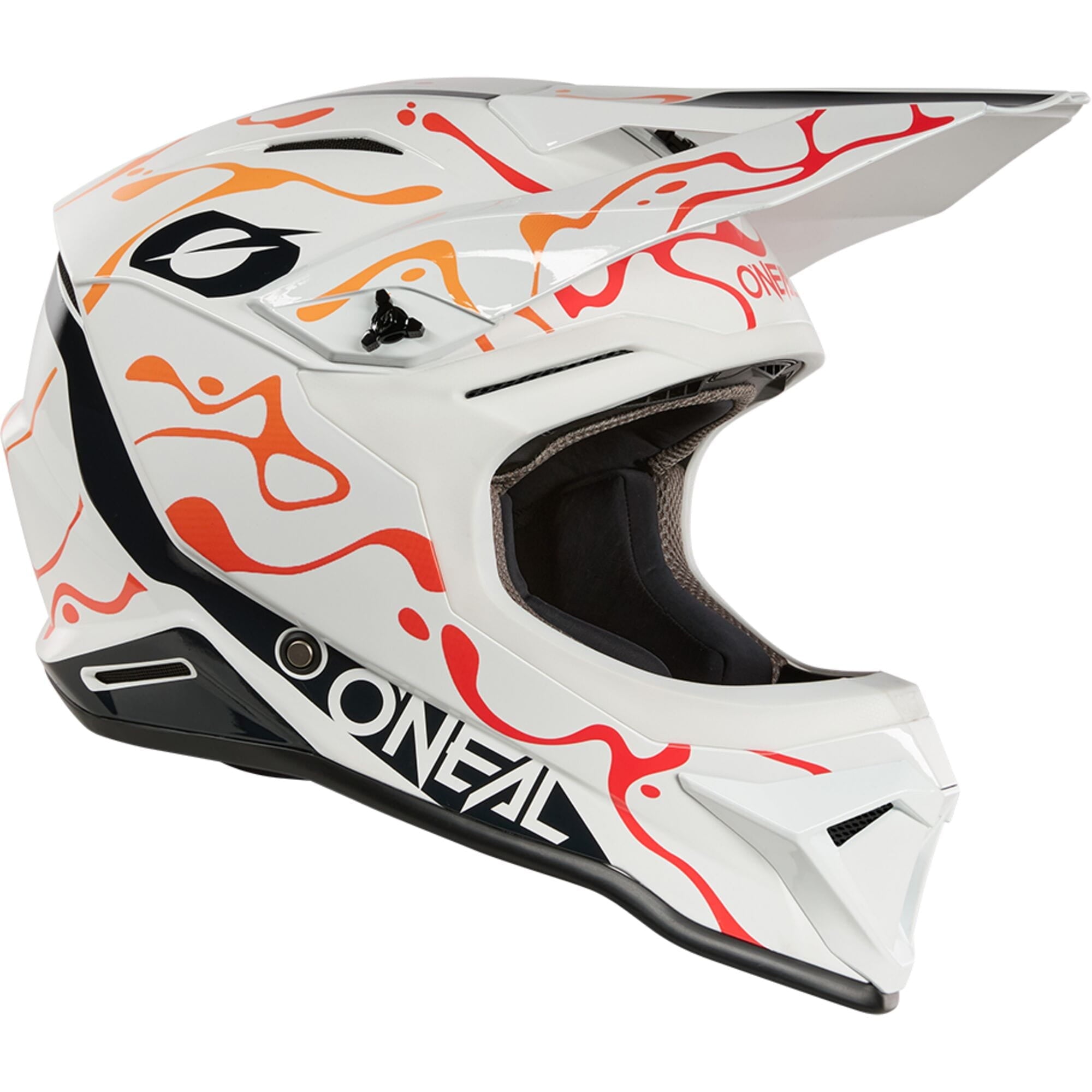 1SRS Helmet SPLASH - White/Orange
