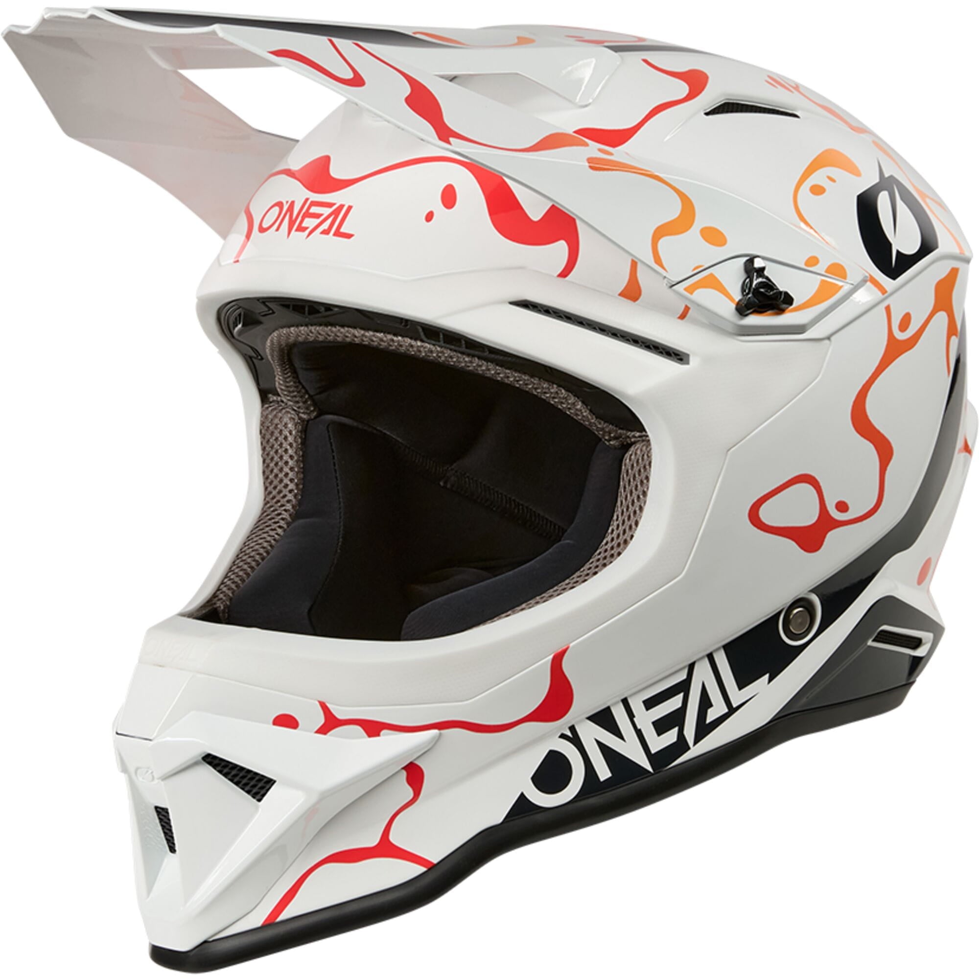 1SRS Helmet SPLASH - White/Orange