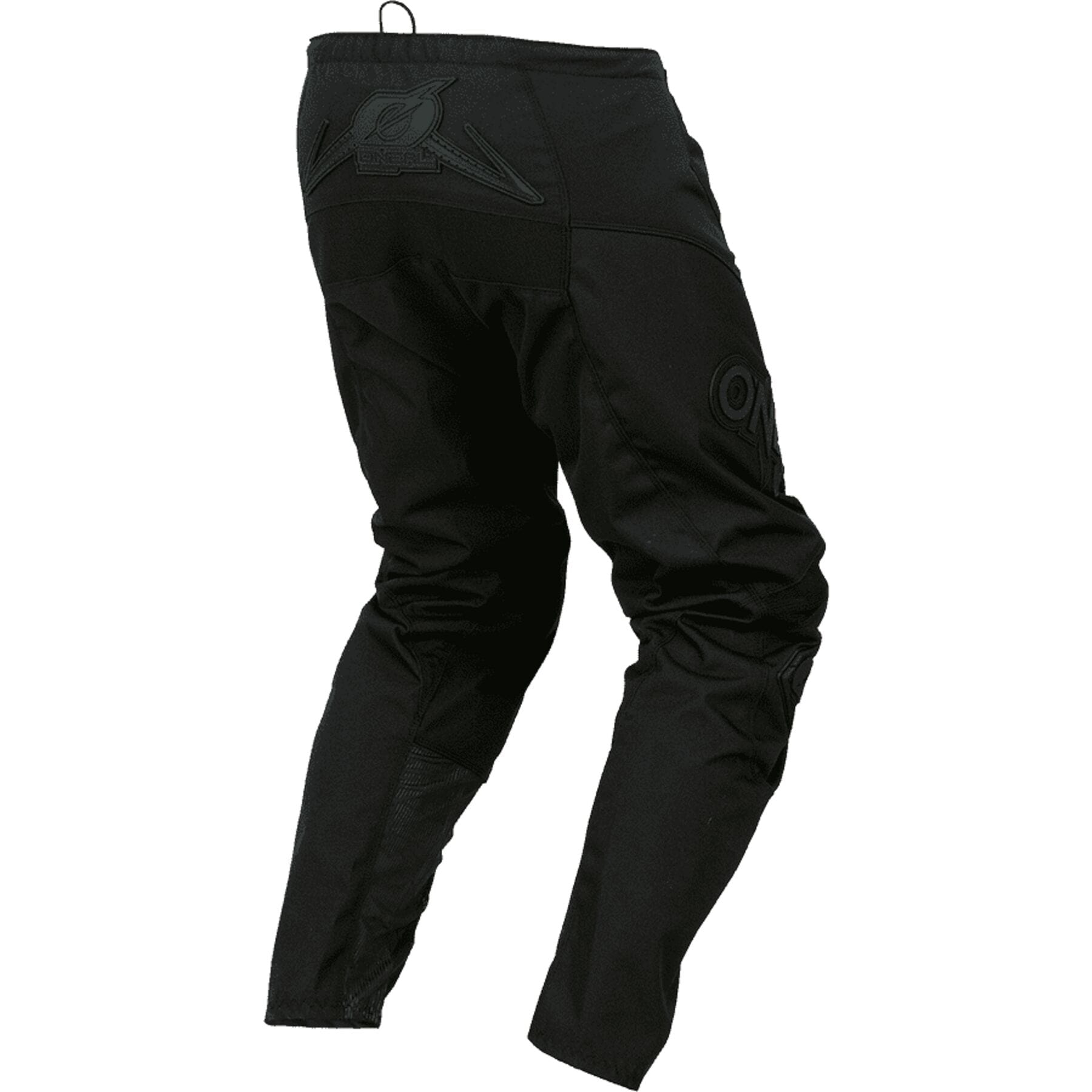 Classic black ELEMENT pants displayed on a white background.