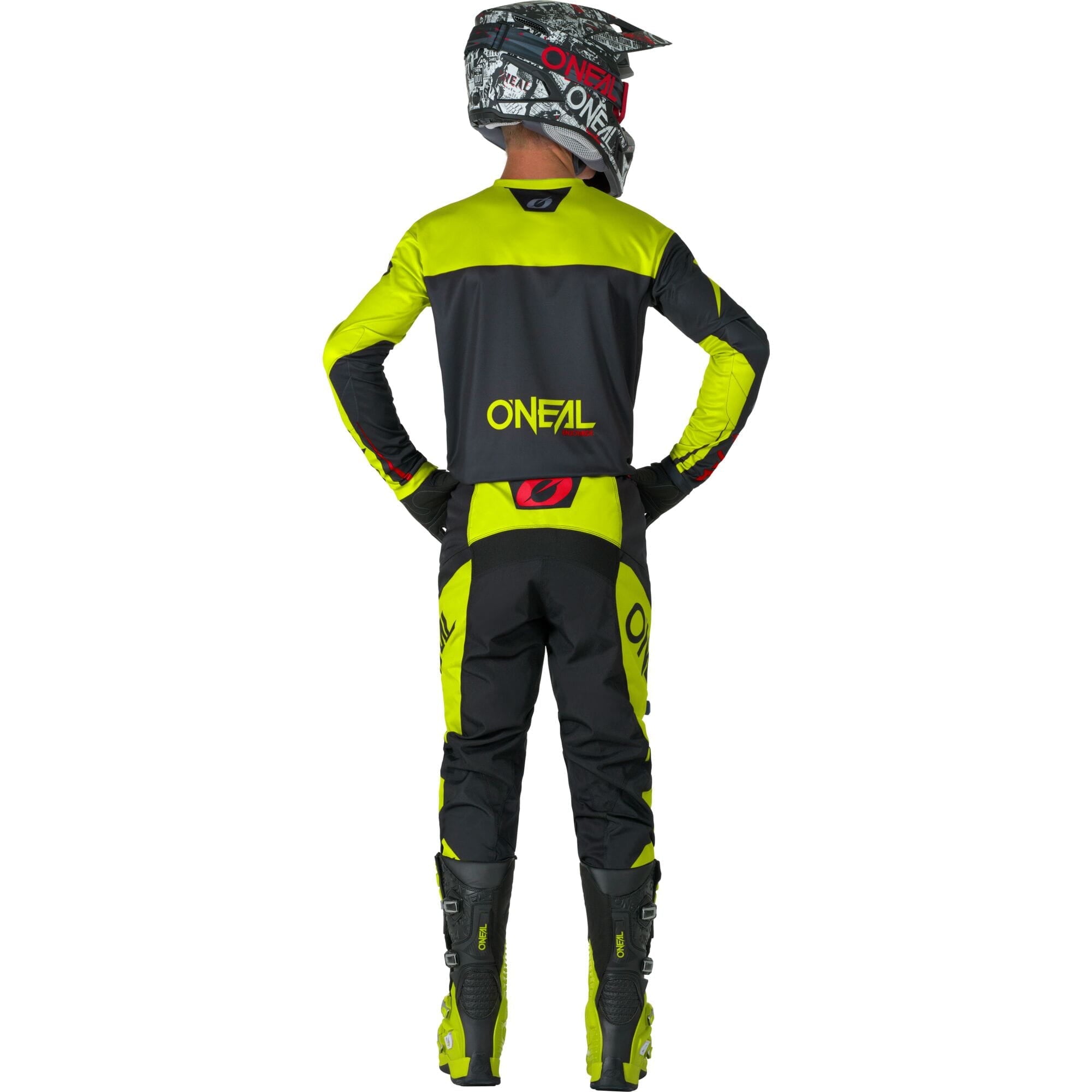 ELEMENT Jersey RACEWEAR - Black/Neon Yellow