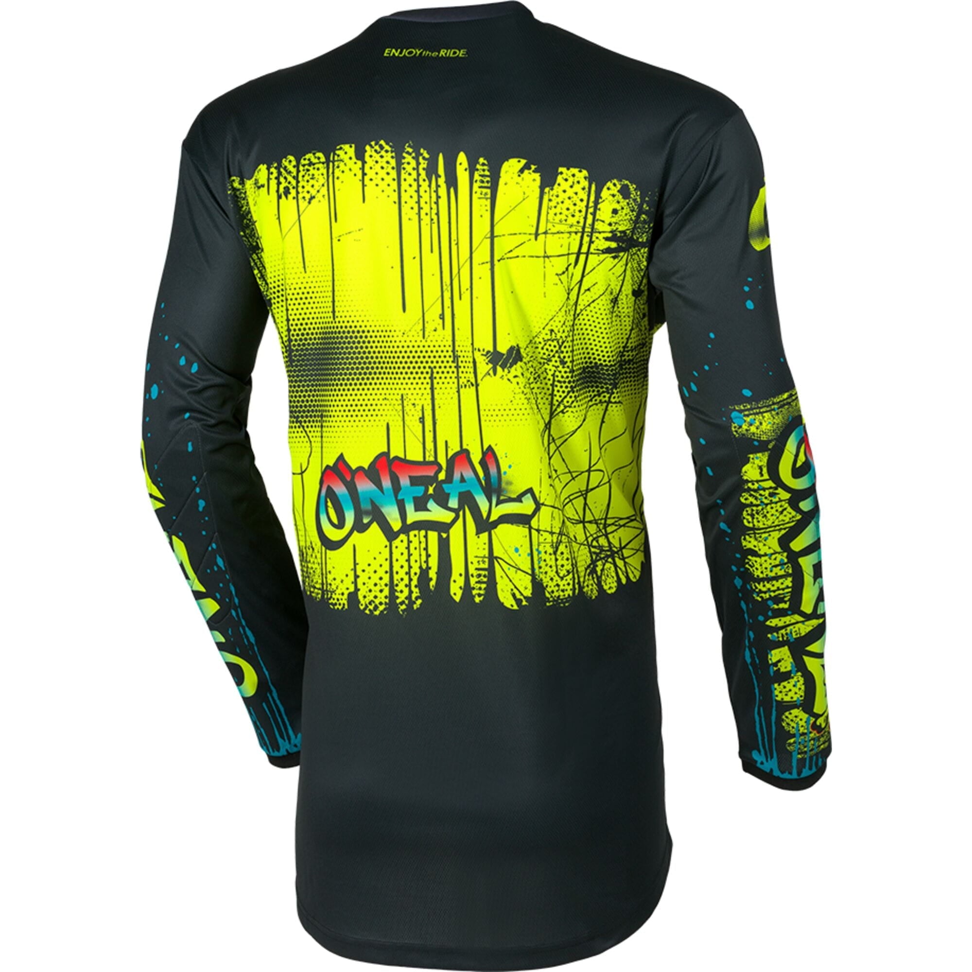 ELEMENT Youth Jersey RANCID - Black/Neon Yellow