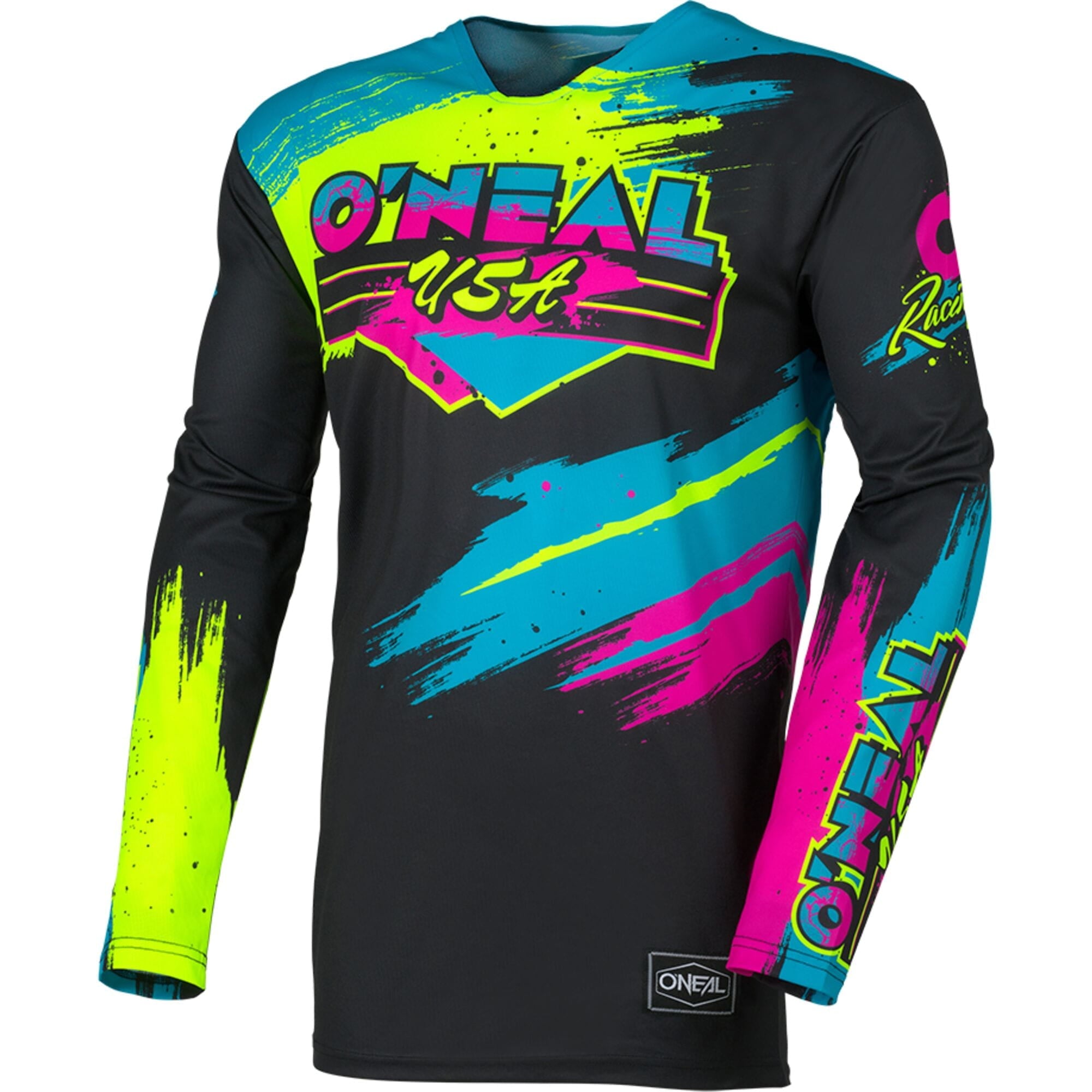 MAYHEM Jersey RESEDA - Black/Neon Yellow
