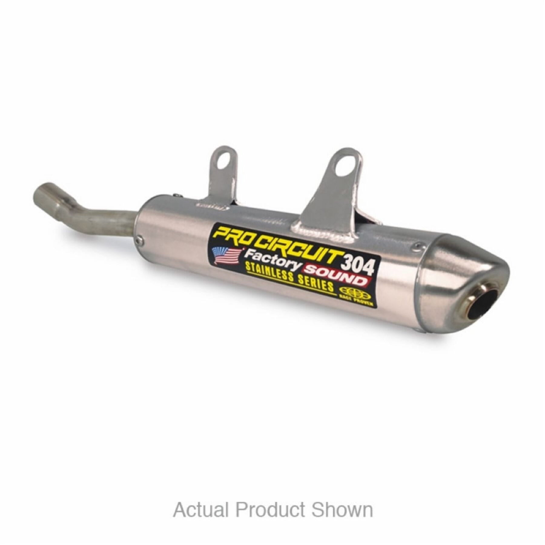 304 silencer for KTM SX250, SX300 2023 and Husqvarna TC250, TC300 2023 motorcycle models.