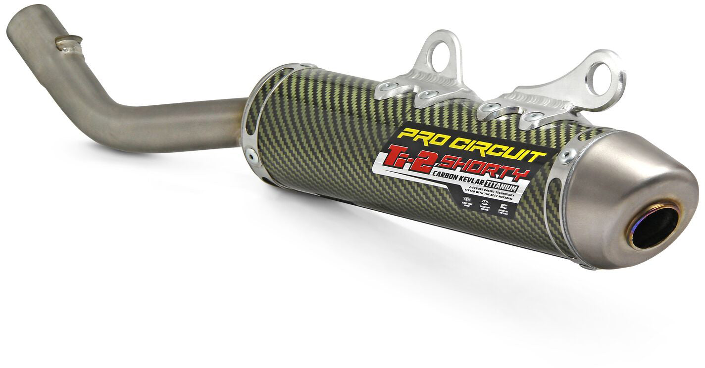 Ti-2 carbon silencer Kawasaki KX250 05-08