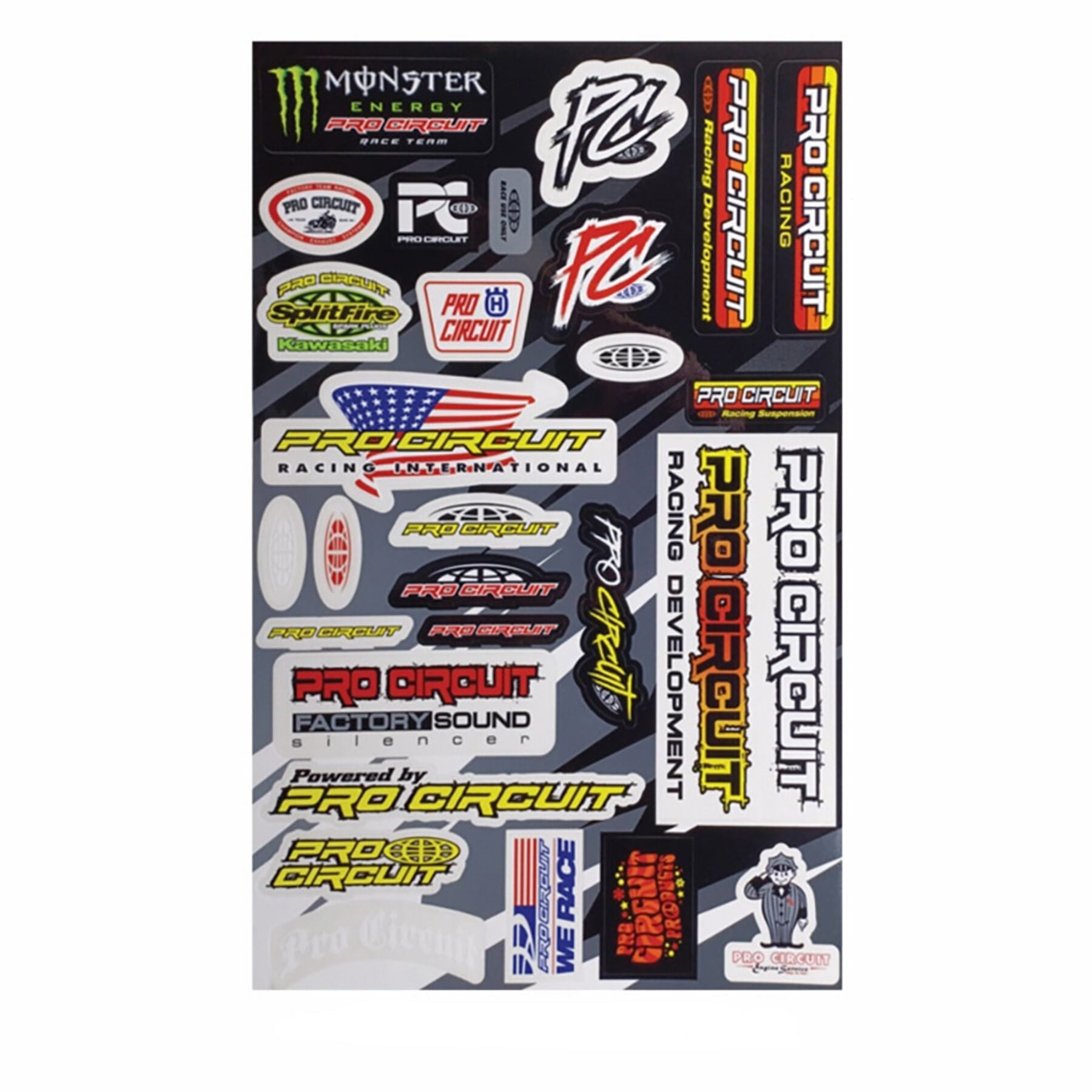 Deluxe decal sheet featuring a variety of colorful designs and patterns suitable for crafts and decoration.