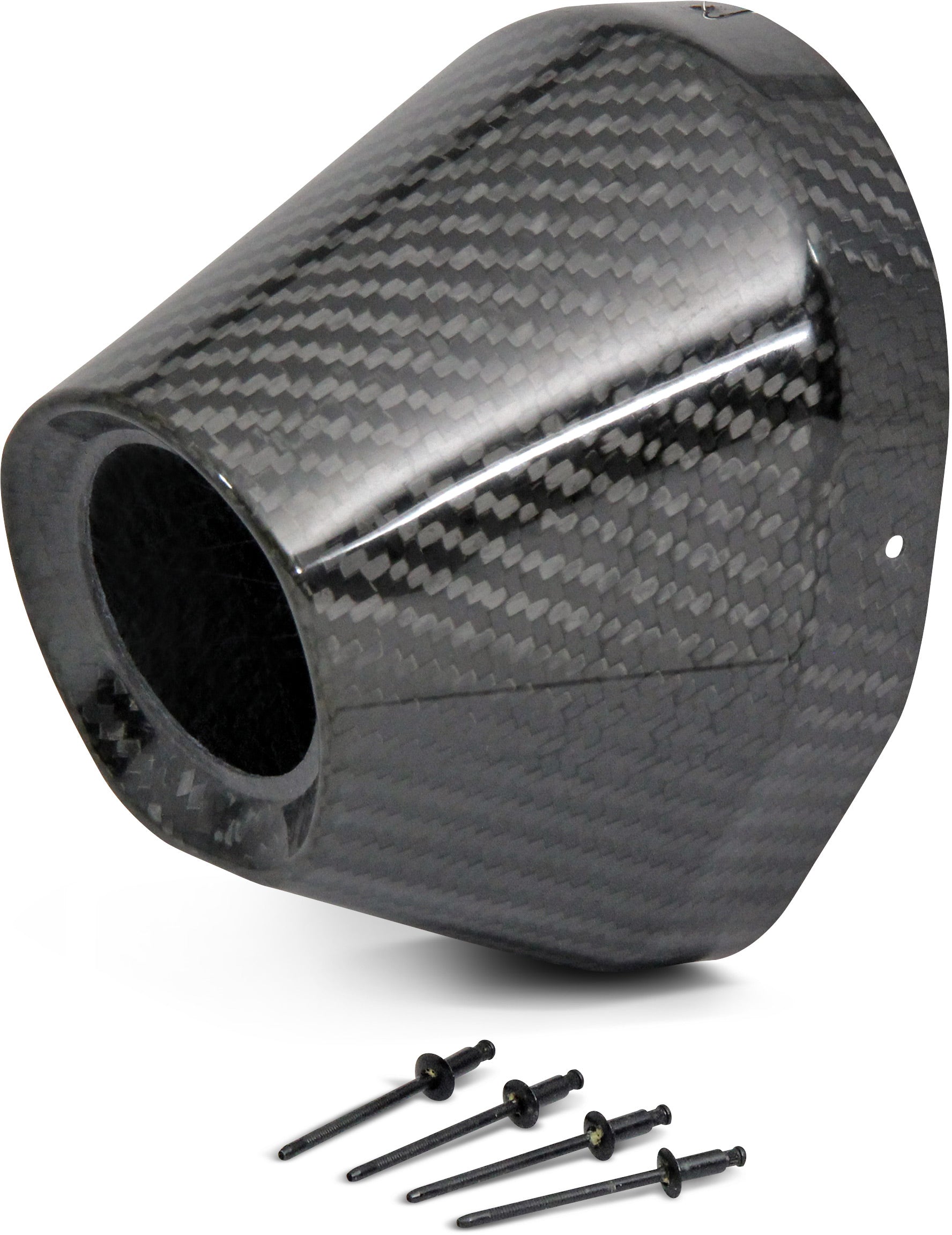 Carbon end cap 4.5 inch hole 1 3/4 inch fits most Ti-6 products