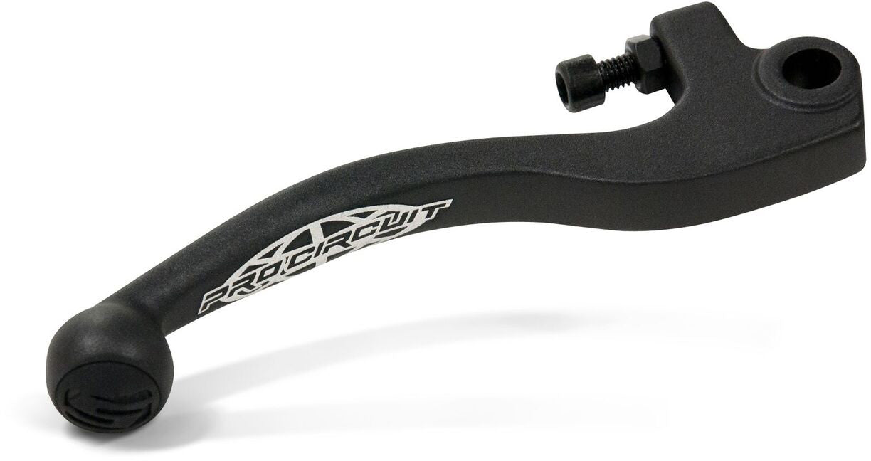 Short Brake Lever for KX250F KX450F 06-12 and Suzuki RMZ250 07-23 RMZ450 04-23 in black color, showcasing its sleek design and durable build.