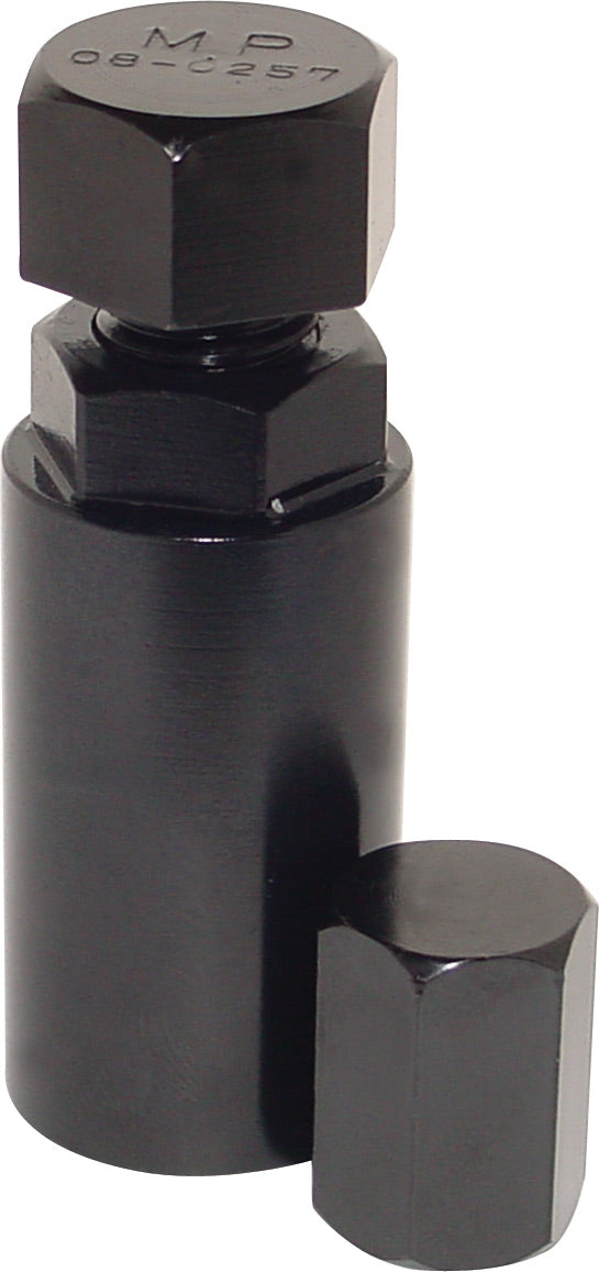 Flywheel puller M24 X 1.5 with right-hand internal thread, showing its robust design and precise threading details.