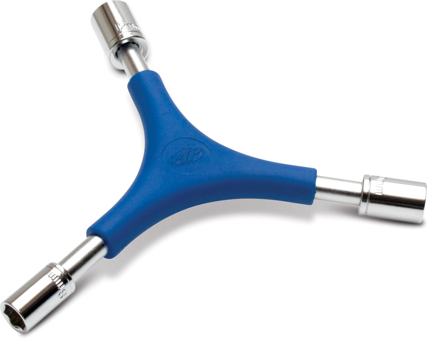 Y-Drive 1/4" wrench with 8, 10, 12 mm sockets and 4, 5, 8 mm Allen keys in T-handle design