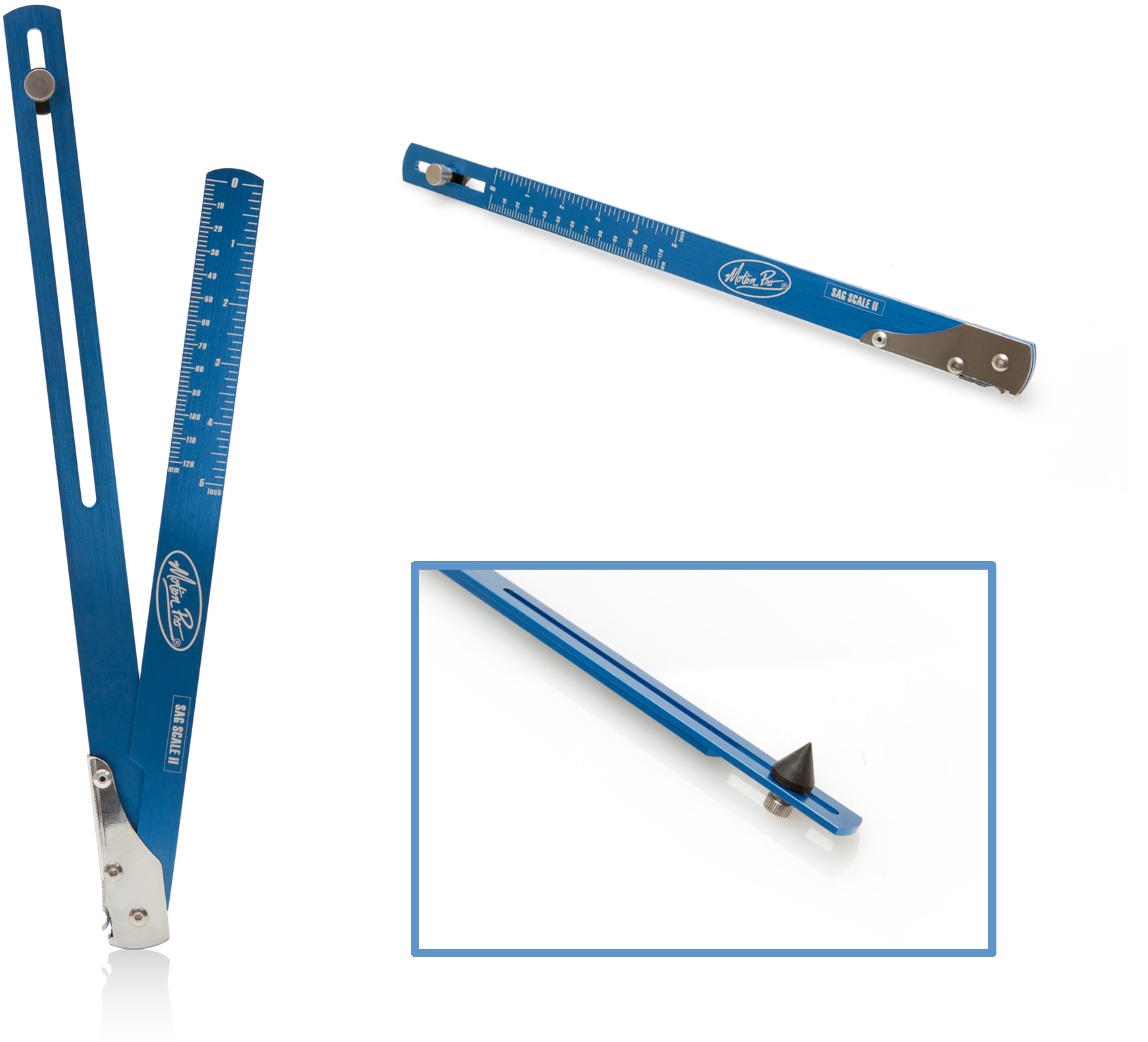 Folding Sag Scale for precise suspension measurements