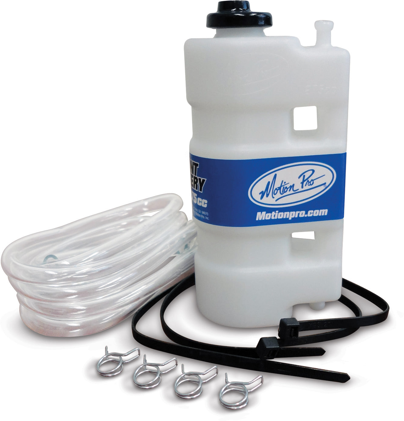 Coolant recovery system header tank for general purpose handtools, designed for efficient fluid management in automotive applications.