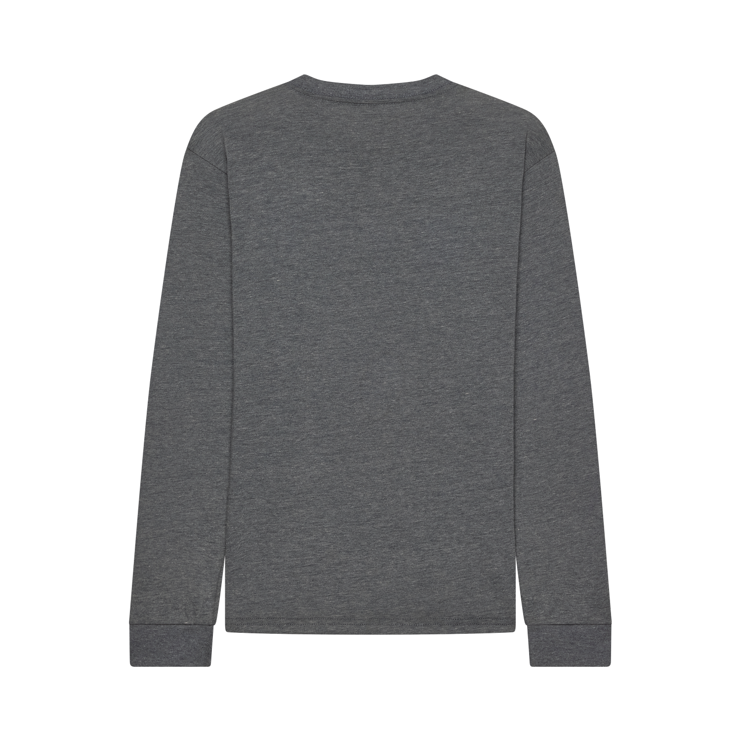 YTH ABSOLUTE LS TEE - HEATHER DARK GREY