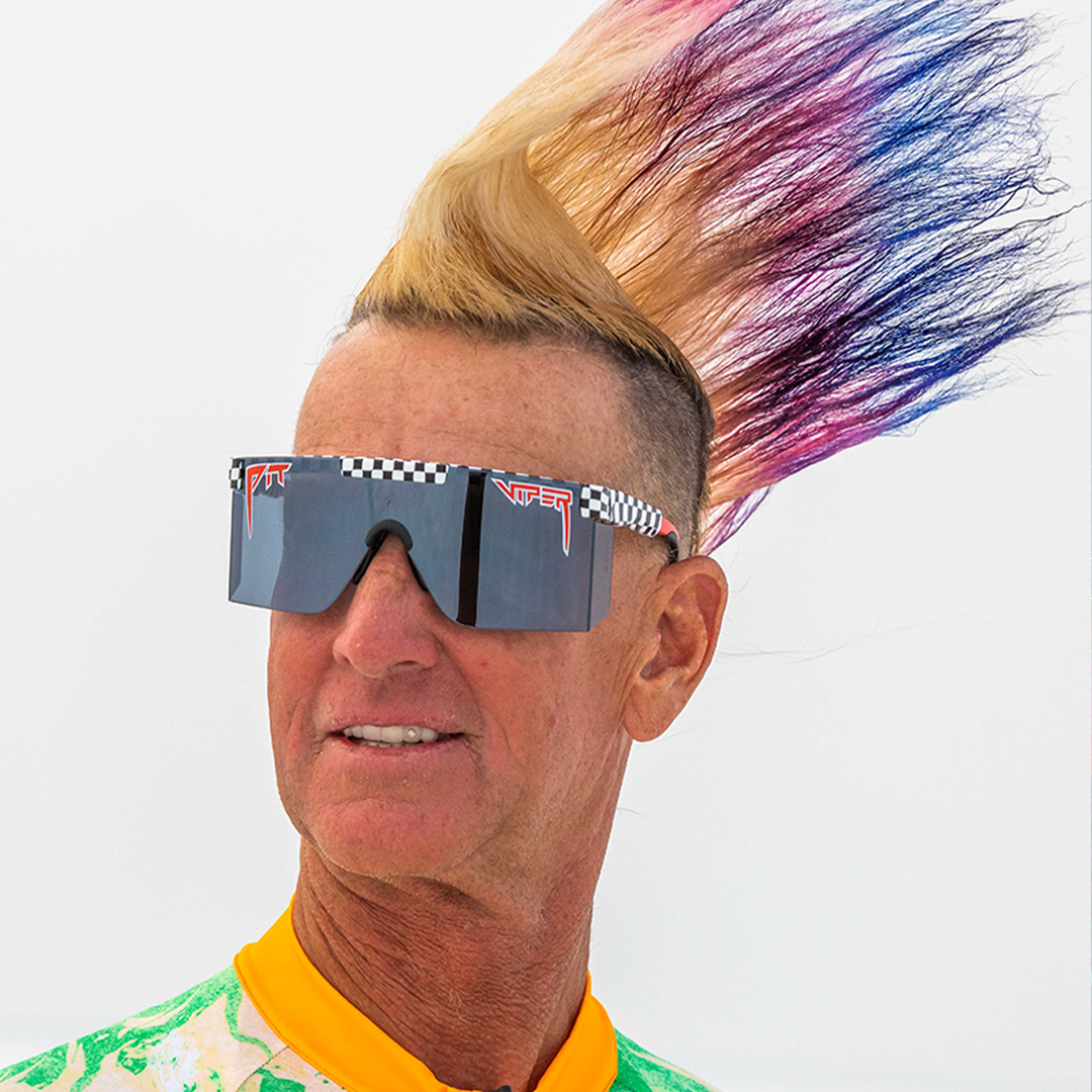 / Z87+ Mirror | Man with a mohawk wearing Pit Viper Sunglasses