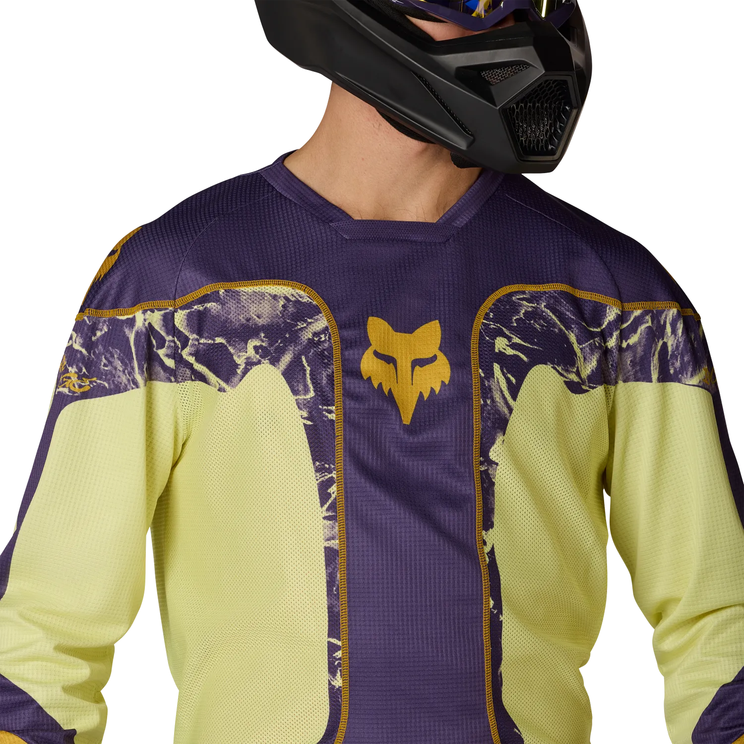 180 IMAGE PRINT JERSEY - PEAR YELLOW