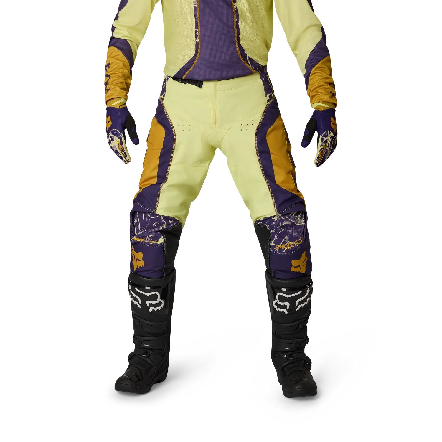180 IMAGE PRINT PANT - PEAR YELLOW