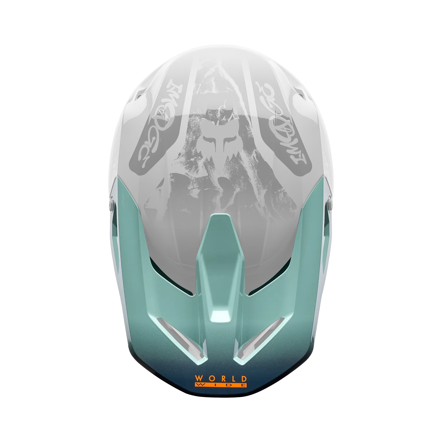 V1 HELMET VISOR - IMAGE PRINT - ARCTIC BLUE