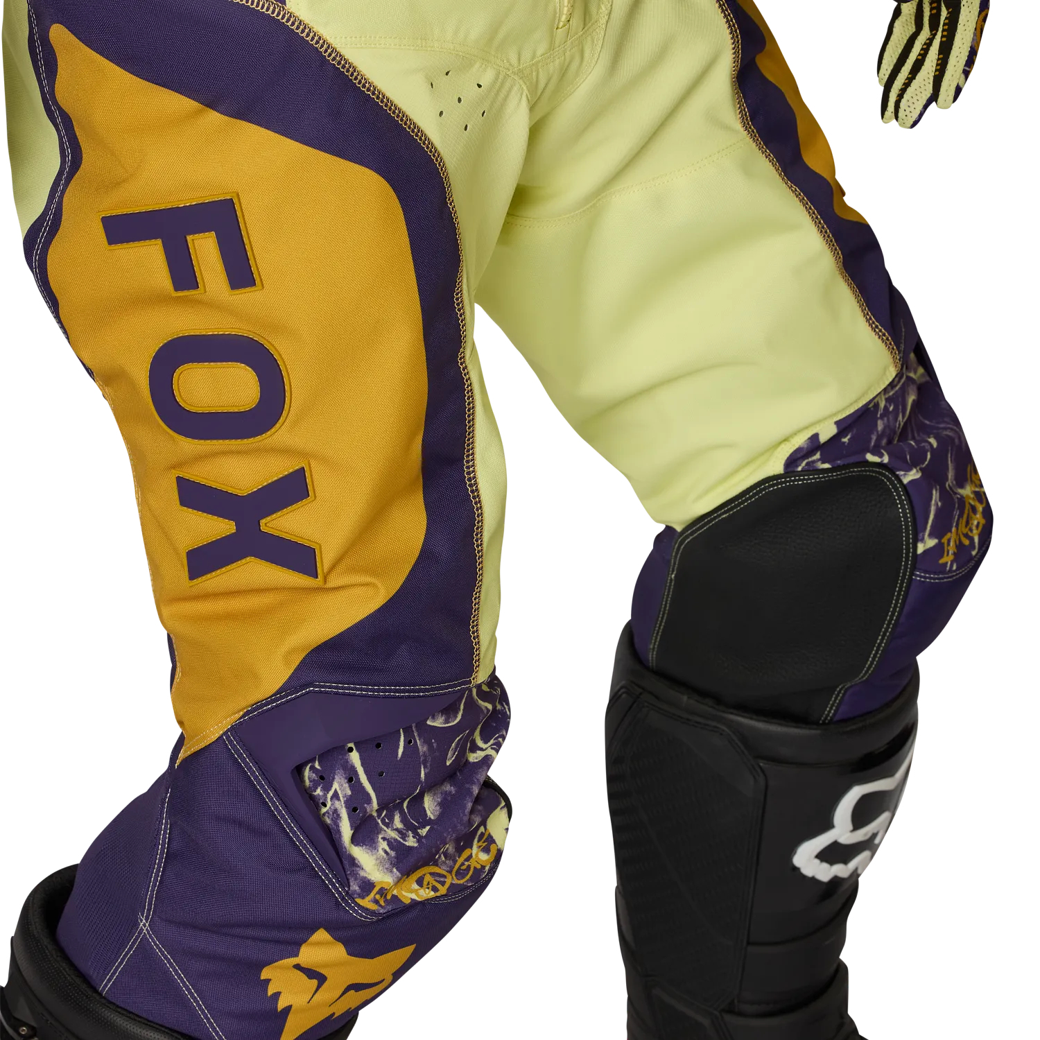 180 IMAGE PRINT PANT - PEAR YELLOW
