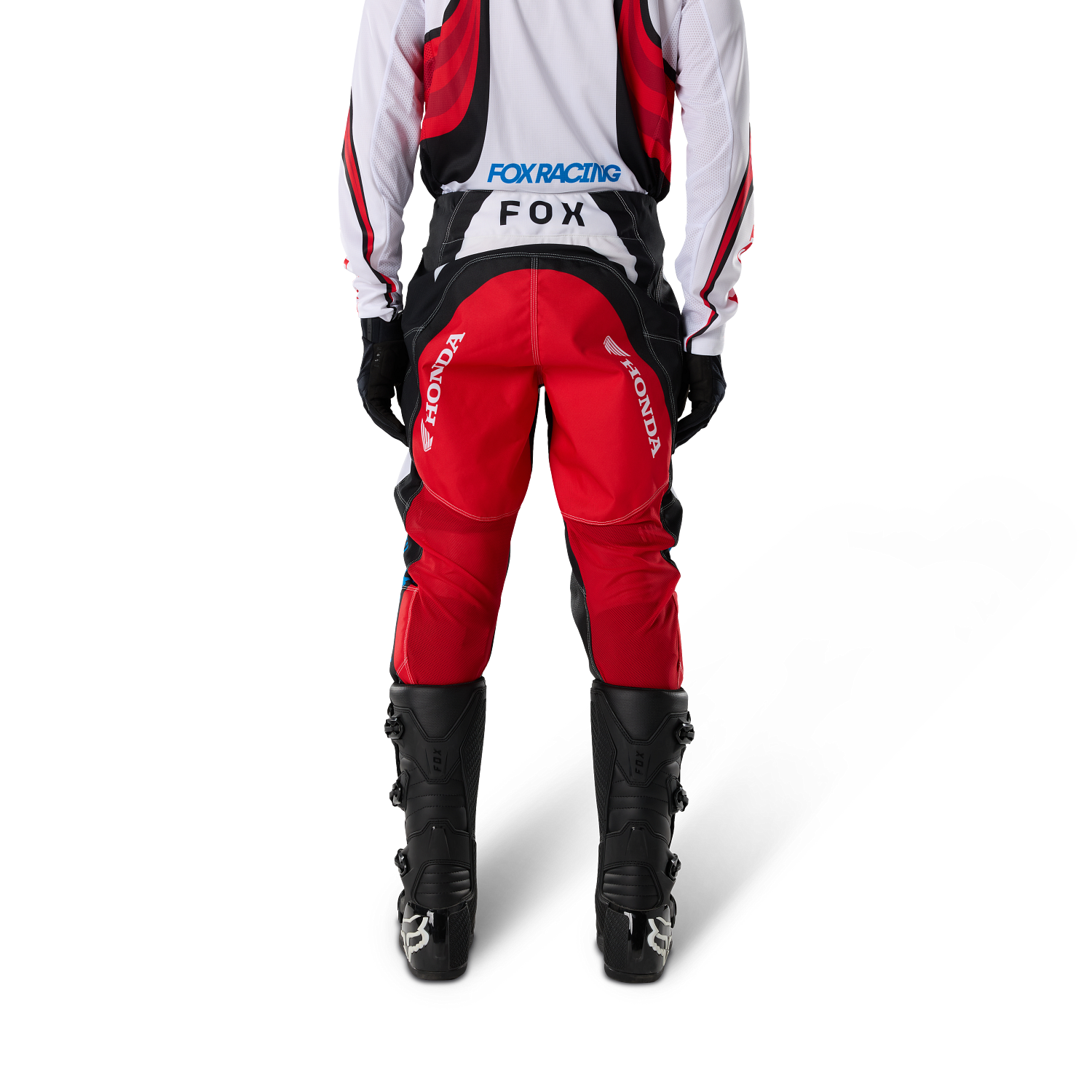 180 HONDA PANT - WHITE/RED