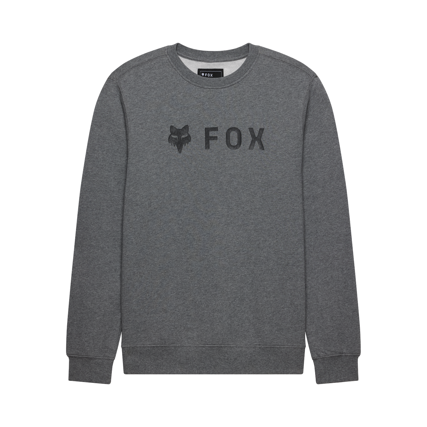 ABSOLUTE FLEECE CREW - HEATHER GRAPHITE