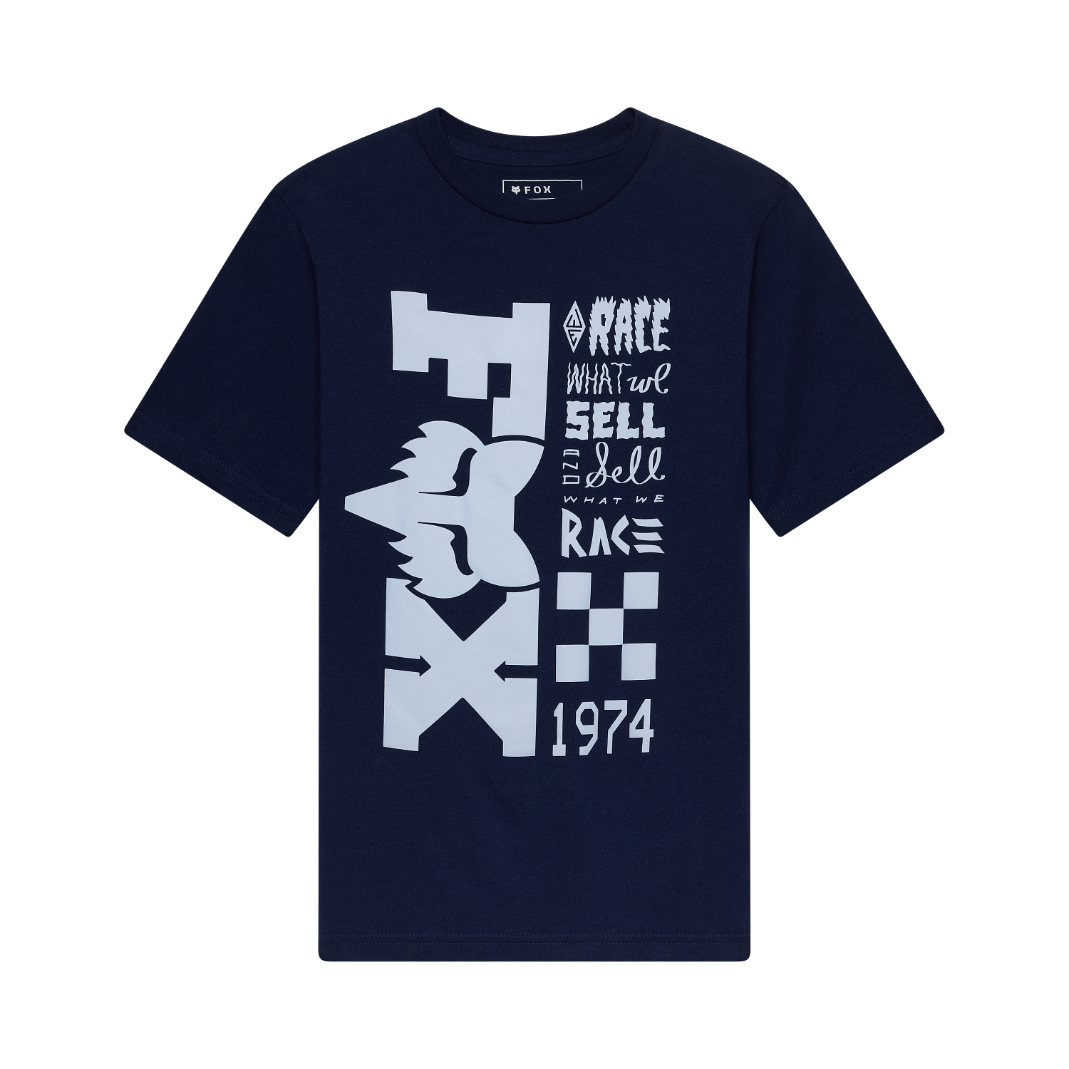 YTH BEND SS TEE - NAVY
