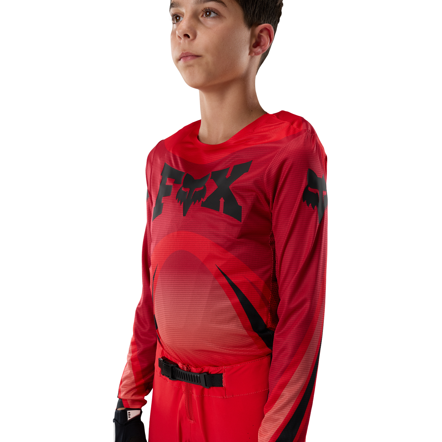 YTH FLEXAIR ARC JERSEY - CHILI