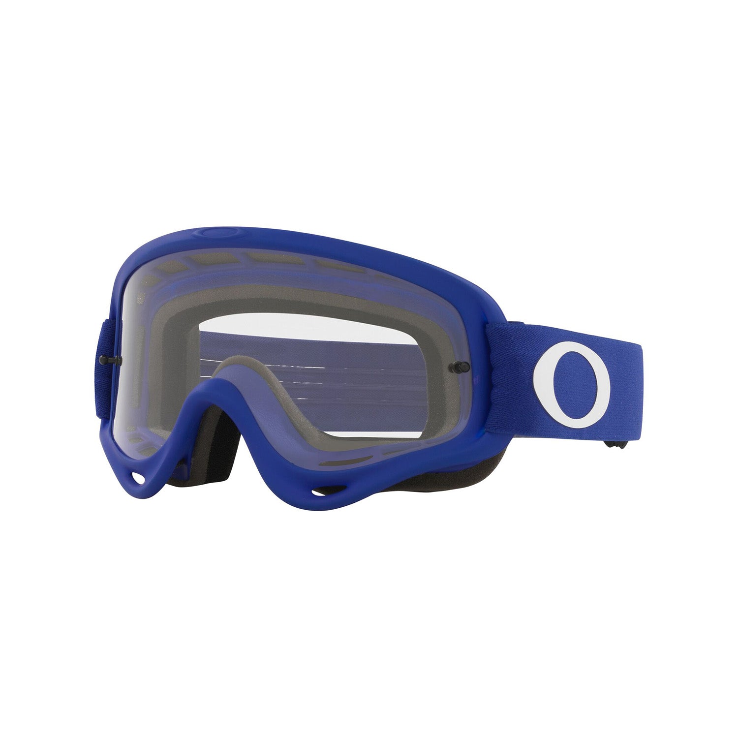 Oakley O Frame MX Goggle in Moto Blue with Clear Lens