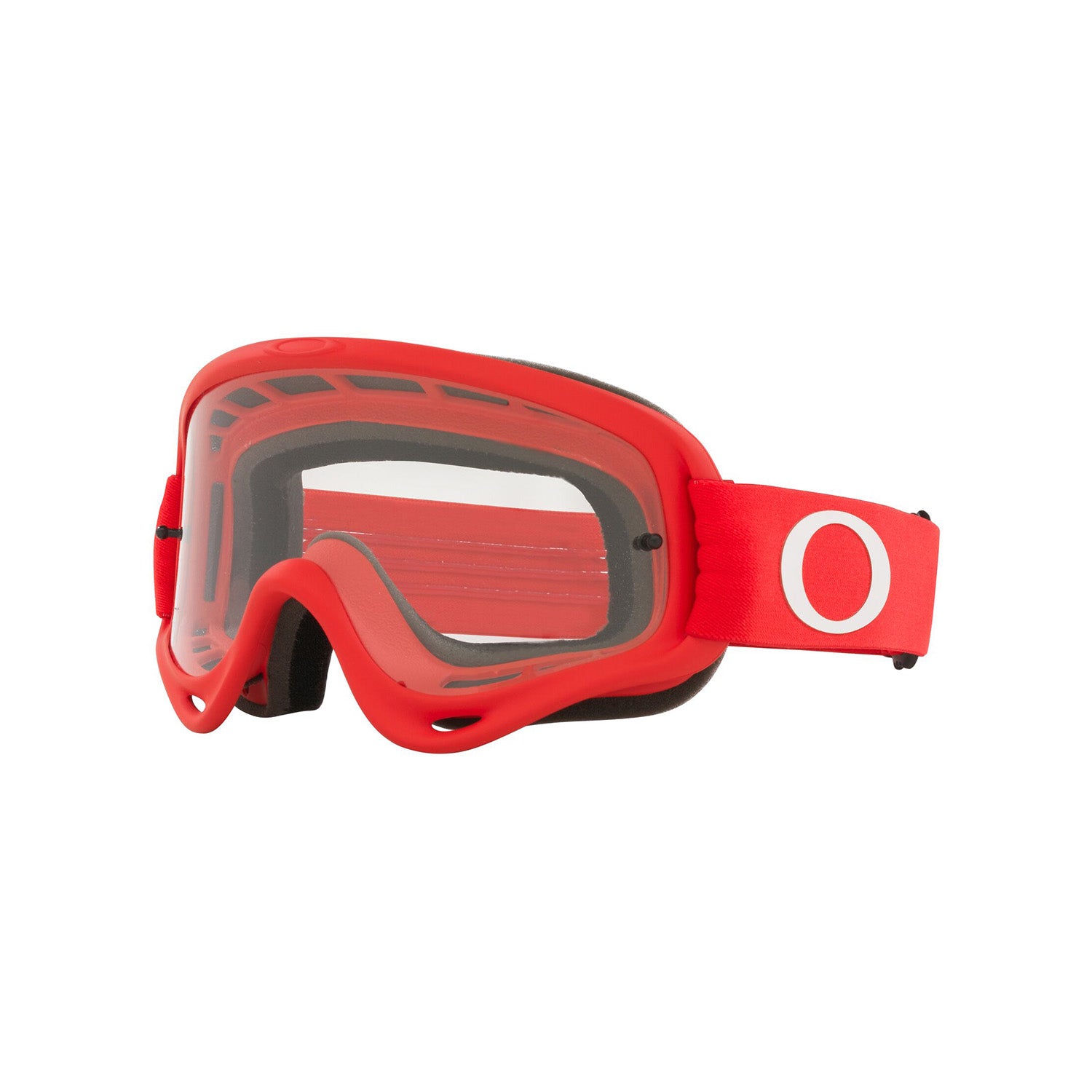 Oakley O Frame MX Goggle in Moto Red with Clear Lens