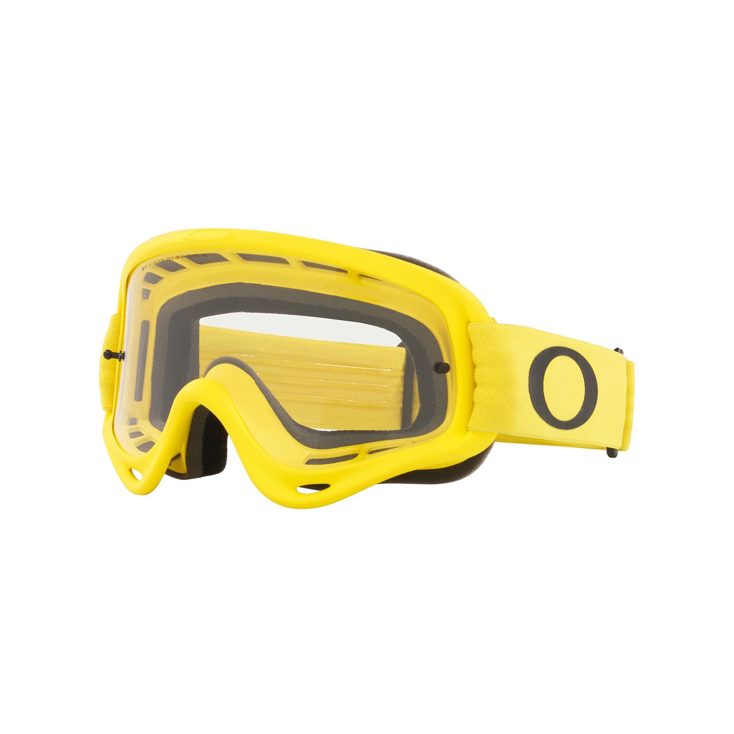 Oakley O Frame MX Goggle in Moto Yellow with Clear Lens