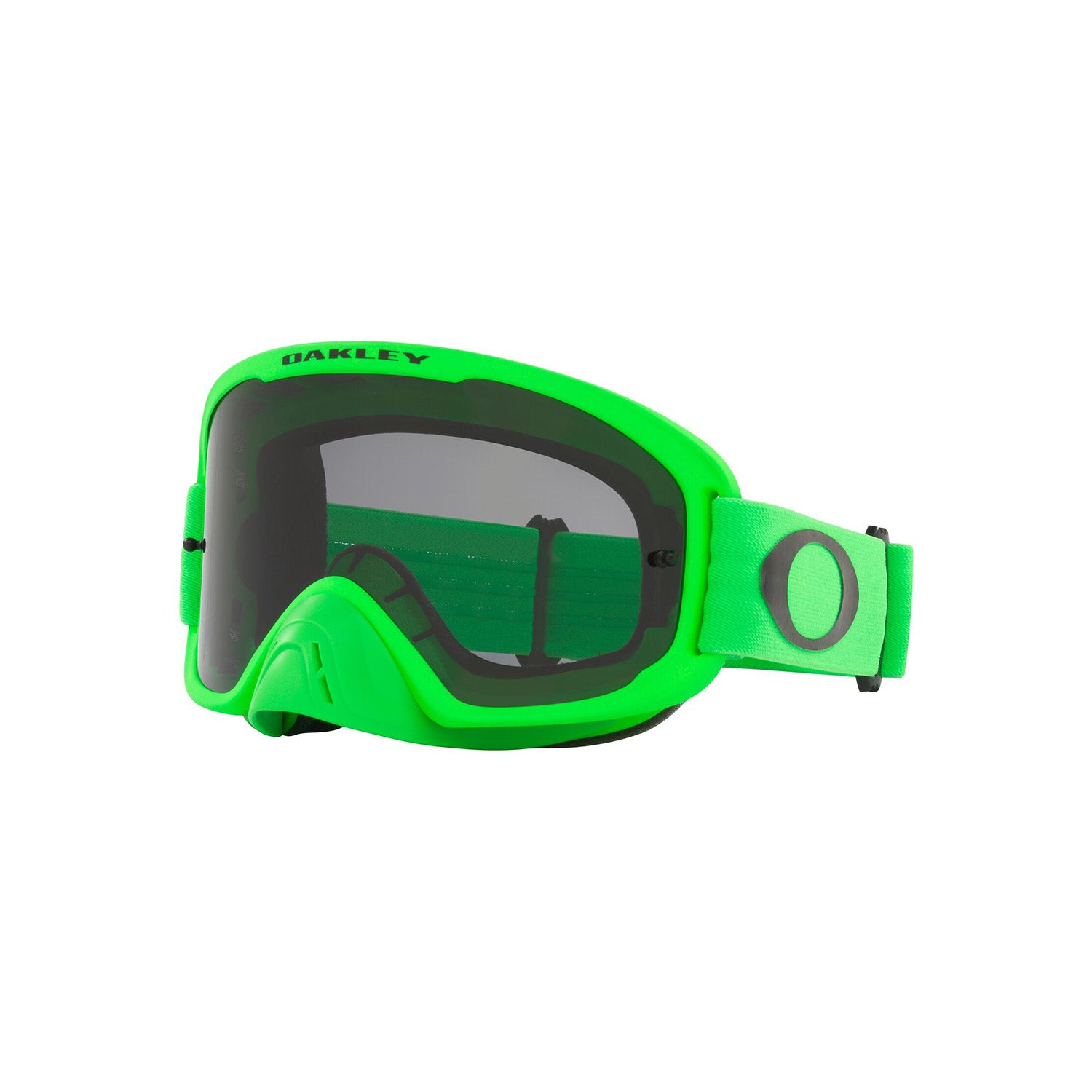 Oakley O Frame 2.0 Pro MX Goggle in Moto Green with Clear Lens